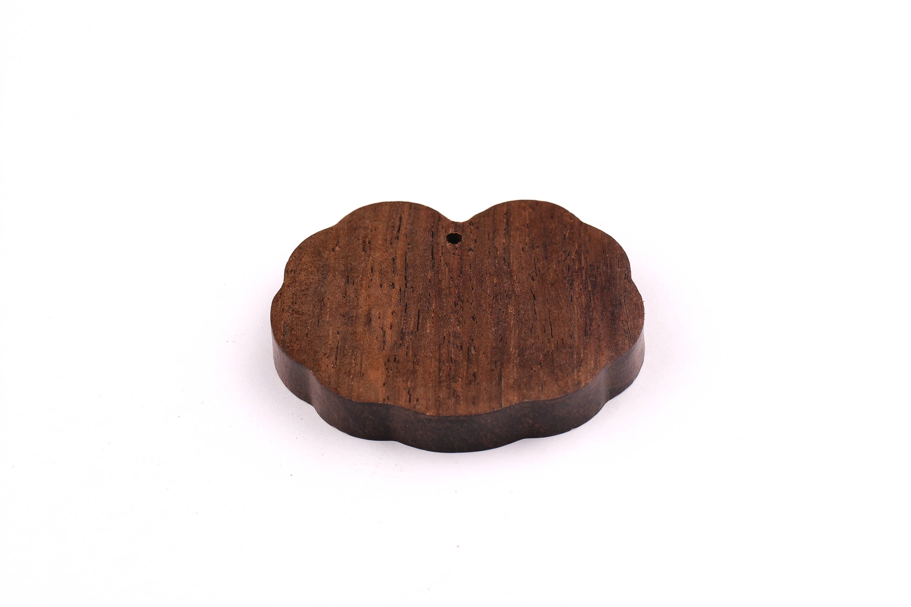 Monzo Wood Pendant - Natural Wooden Charms for Necklace - Jewelry Supplies - Wooden Beads - 54x42x8mm - BB1015 - DOMEDBAZAAR