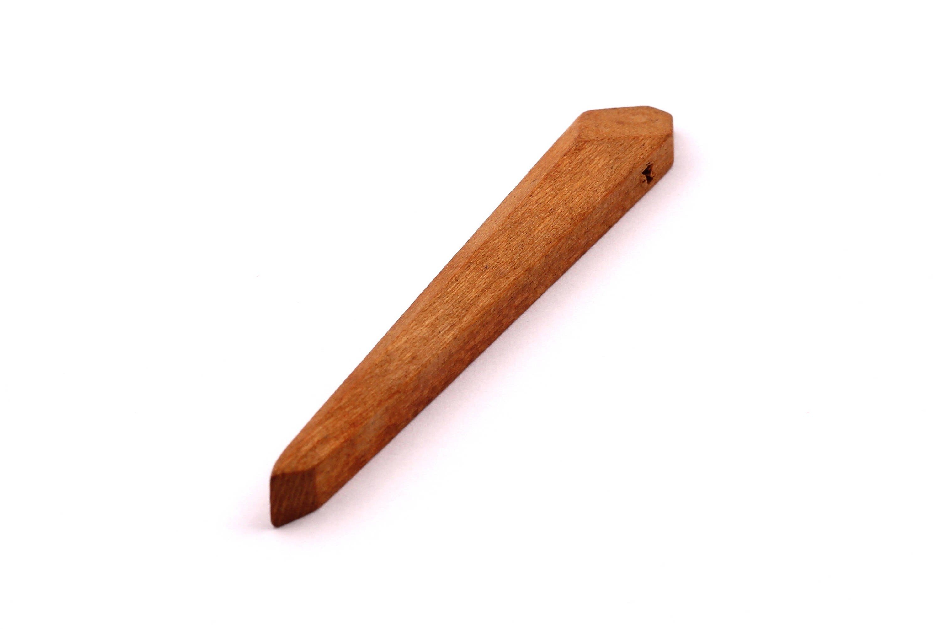 Wood Earring Charms - Drop Bar Shaped - Natural Wooden Charms for Necklace and Earrings - Wooden Beads - 53x5x7mm - BB1035 - DOMEDBAZAAR