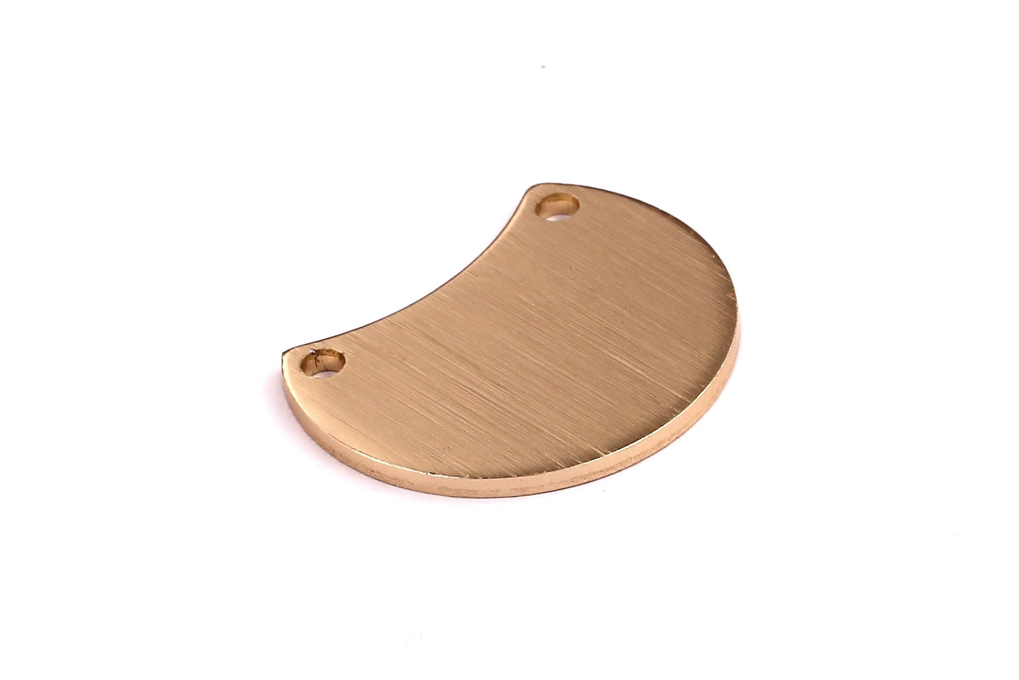 Aluminum Stamping Blank - Shield Shaped Pendant - Anodized Aluminium Charms - Wall Decor - Gold Tone - 25x32x2mm - AA1024 - DOMEDBAZAAR