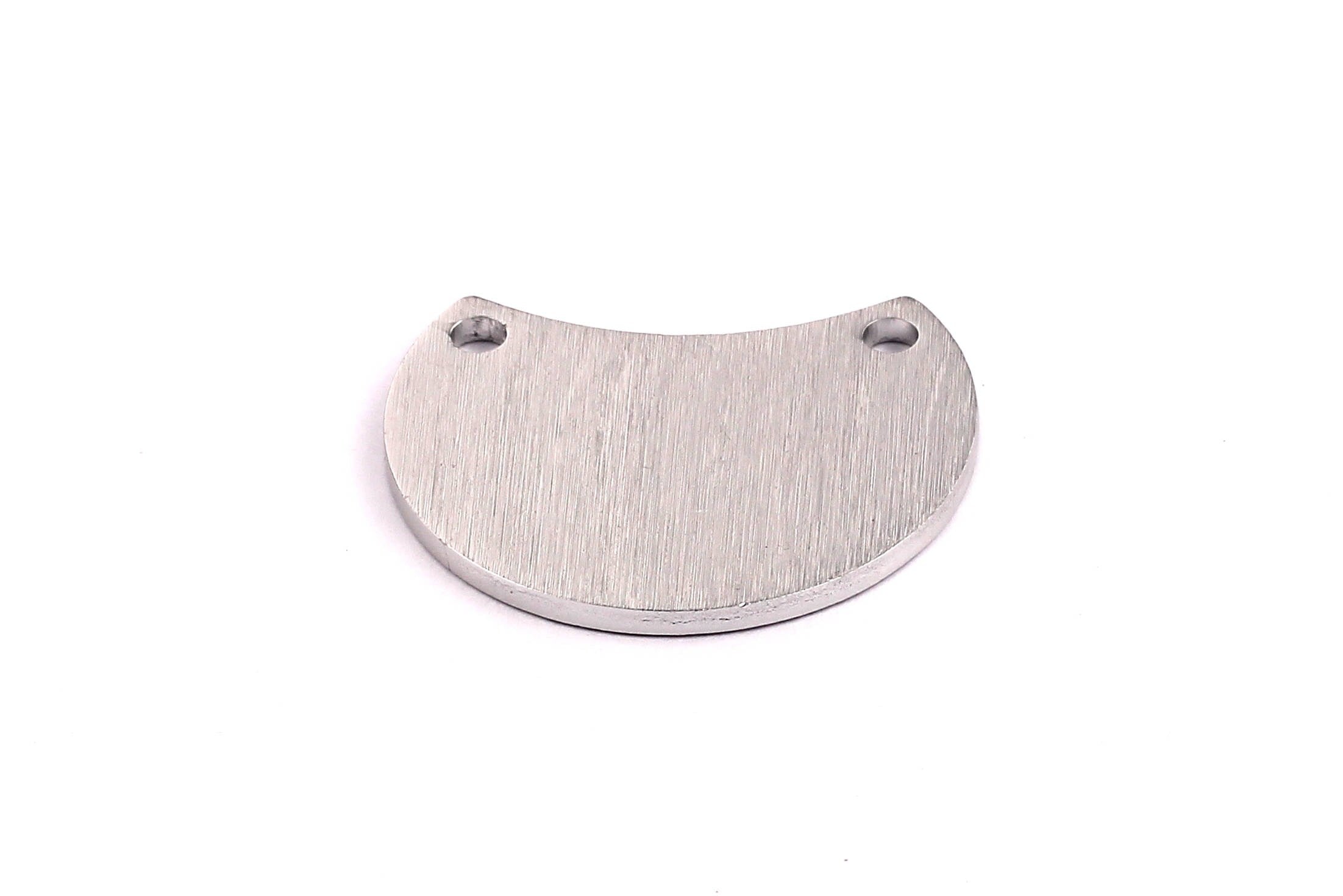 Aluminum Stamping Blank - Shield Shaped Pendant - Anodized Aluminium Charms - Wall Decor - Silver Tone - 25x32x2mm - AA1056 - DOMEDBAZAAR