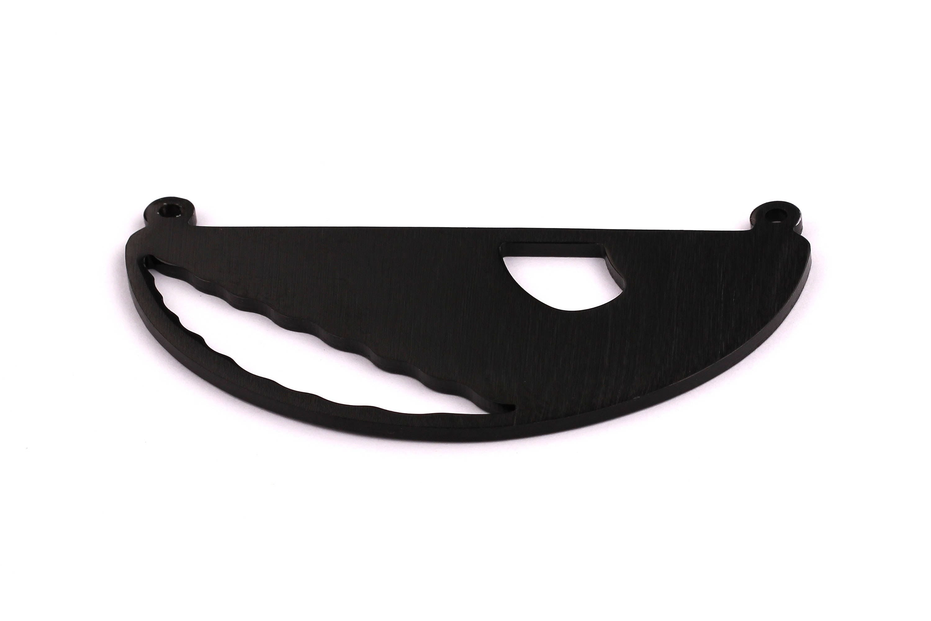 Aluminum Charms - Half Circle Shaped Pendant - Anodized Aluminium Charms - Wall Decor - Black Tone - 40x90x2.5mm - AA1104 - DOMEDBAZAAR