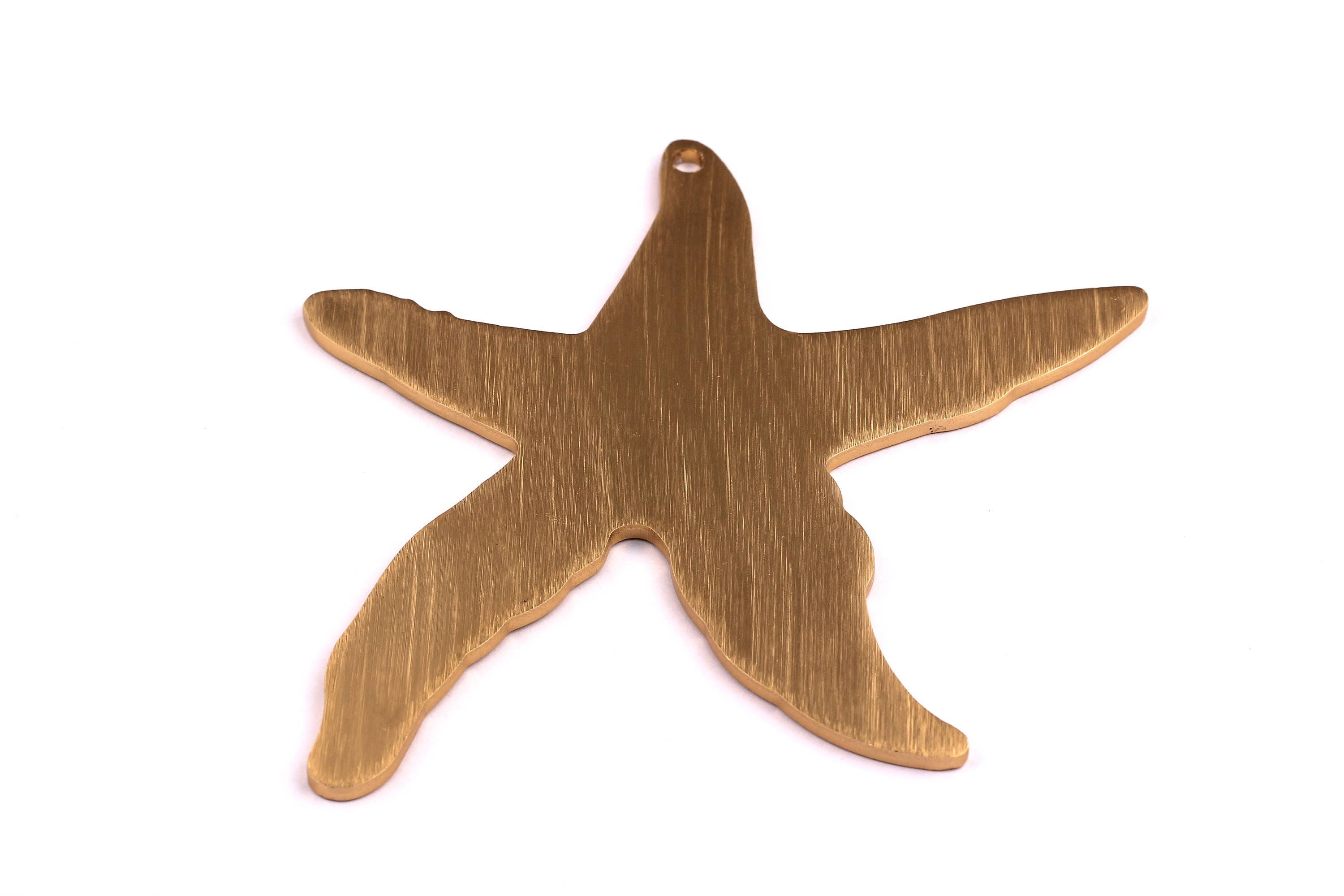 Aluminum Charms - Star Shaped Pendant - Anodized Aluminium Charms - Wall Decor - Gold Tone - 127x110x2.5mm - AA1004 - DOMEDBAZAAR