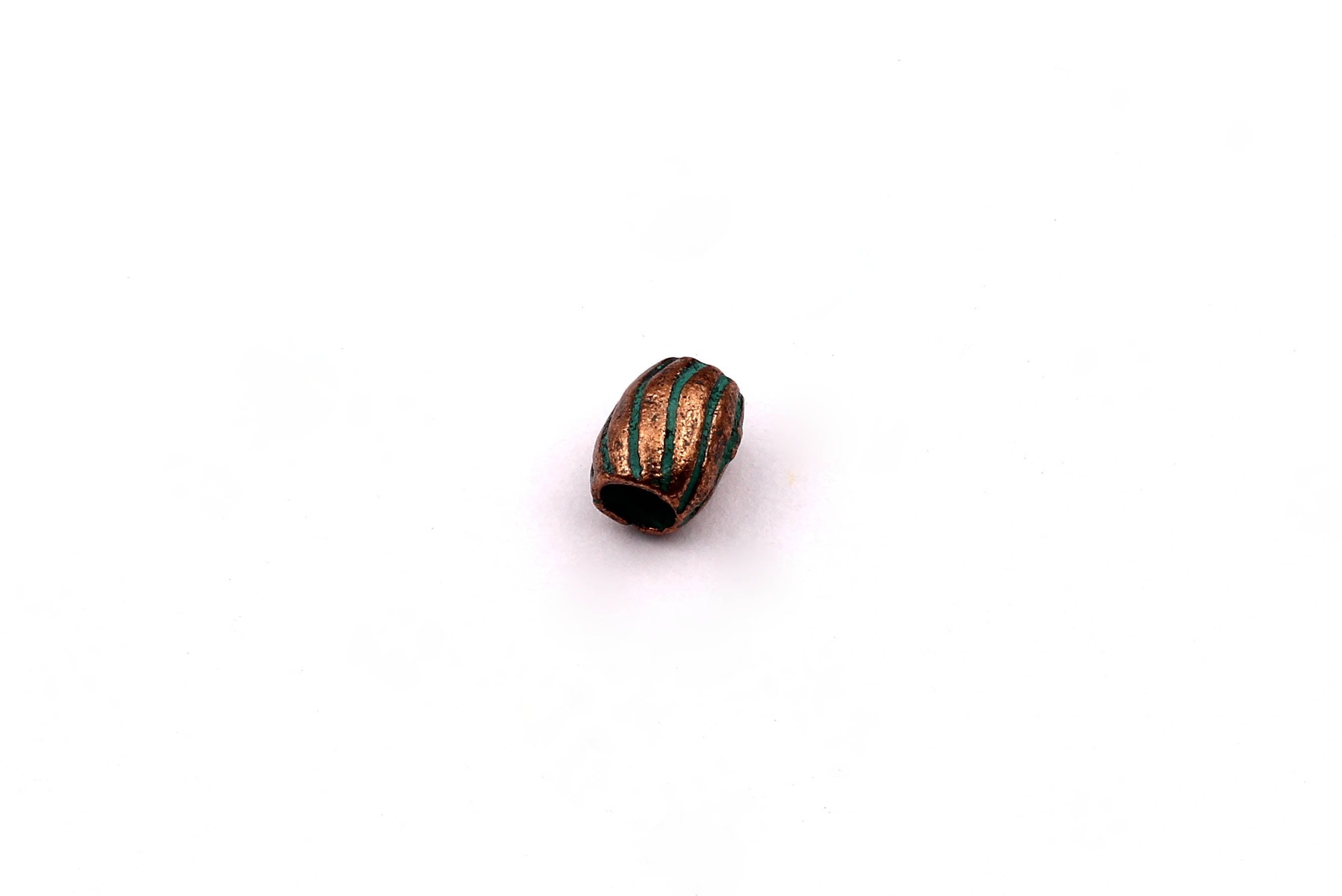 Faux Patina Beads - Roller Shaped - Alloy Charms - Antique Bronze Tone Necklace - Zinc Alloy Pendant - Jewelry Supplies - 6x5mm ZZ1112 - DOMEDBAZAAR