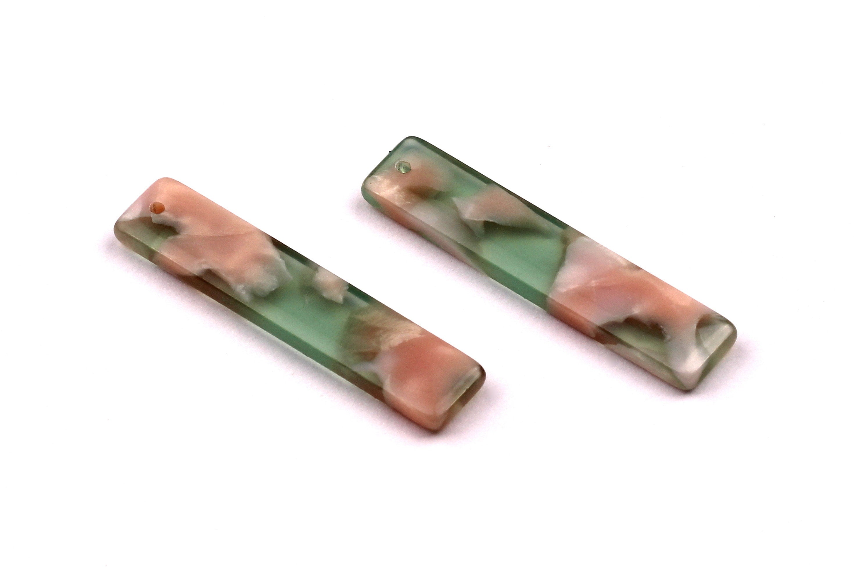 Acetate Stick & Bar Charms - Stick Earrings and Pendant - Earring Findings - Jewelry Supplies - Color Code: A38 - 34x7mm - AC1026A - DOMEDBAZAAR