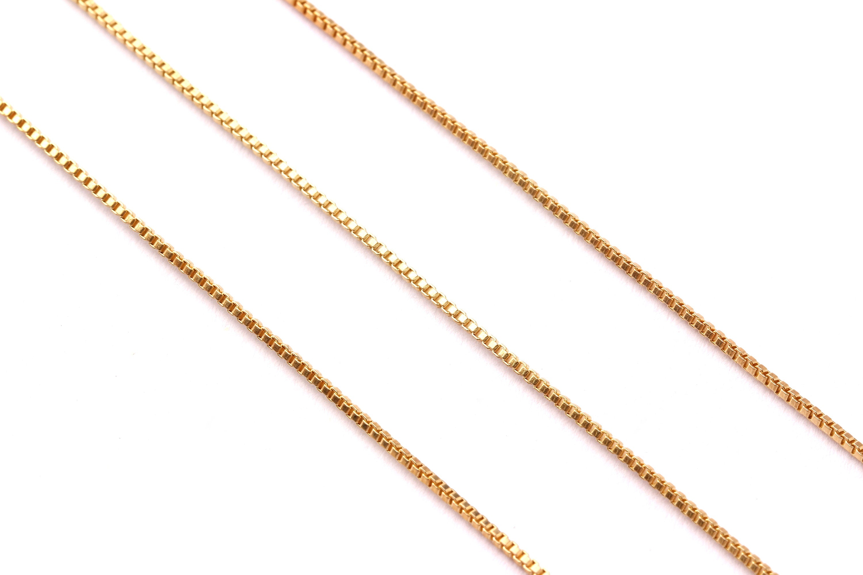 Cube Box Chain - Link Square Chain - Raw Brass Chain - Tiny Cube Box Chain - 0.03" - for Necklace Bracelet Earring Jewellery Making - CC1037 - DOMEDBAZAAR