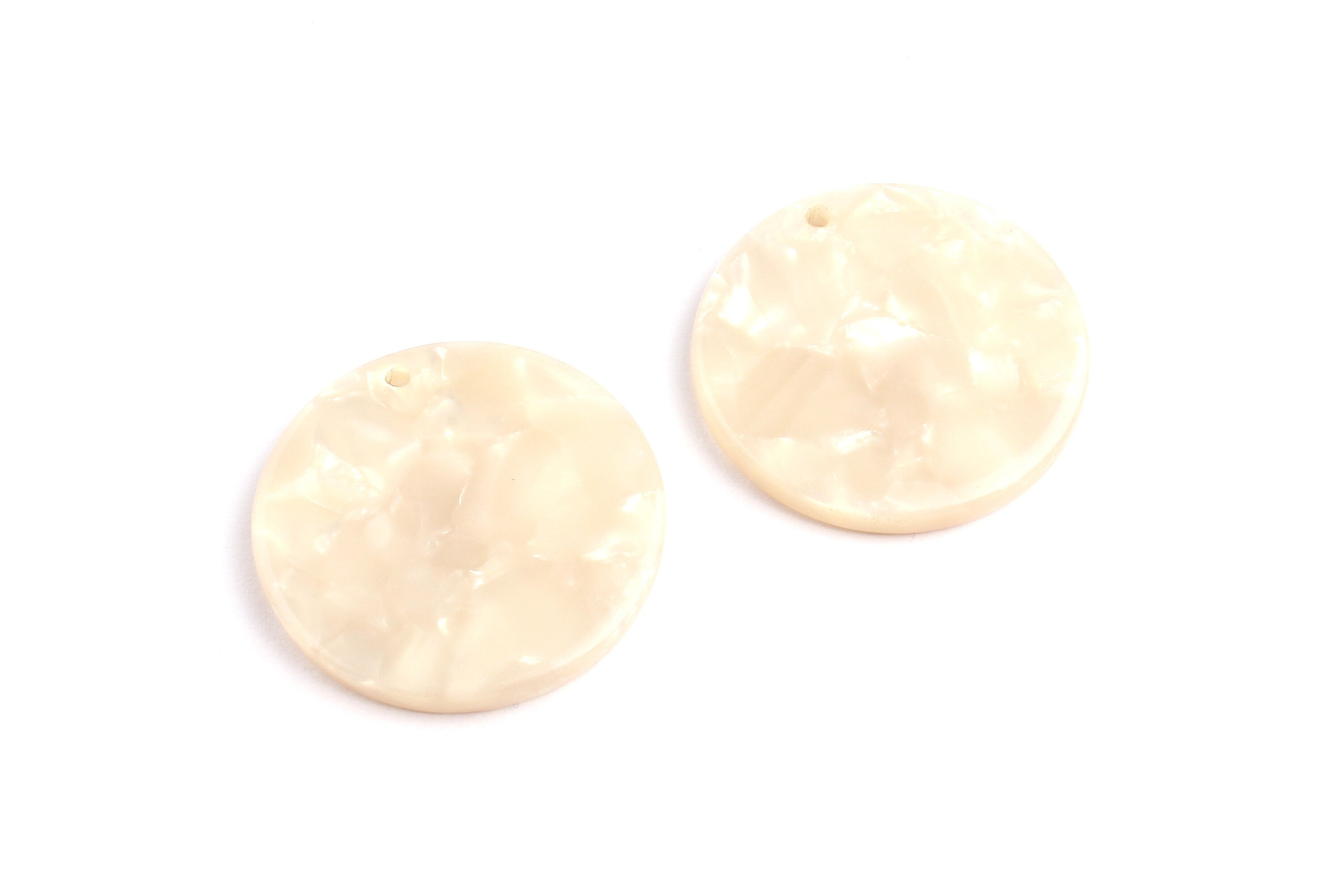 Acetate Round Charms - Coin Earrings and Pendant - Earring Findings - Jewelry Supplies - Color Code: A12 - 23.8x23.8mm - AC1076D - DOMEDBAZAAR