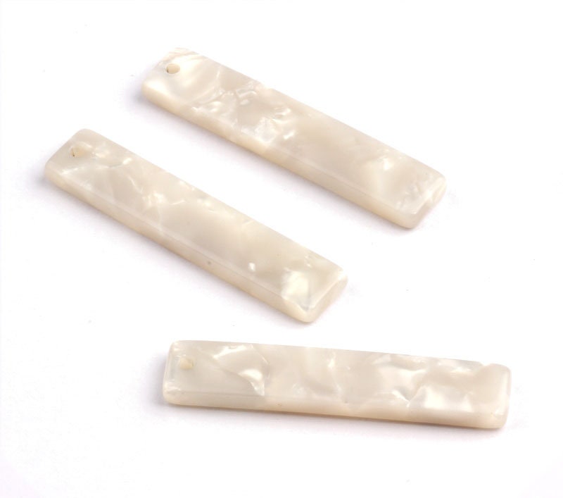 Acetate Stick & Bar Charms - Stick Earrings and Pendant - Earring Findings - Jewelry Supplies - Color Code: A30 - 36x7mm - AC1026R - DOMEDBAZAAR