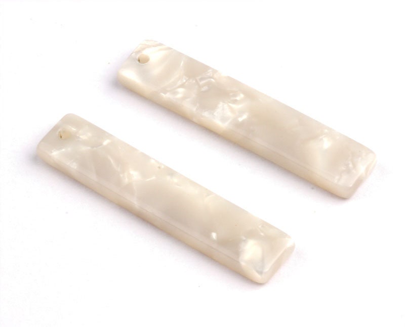 Acetate Stick & Bar Charms - Stick Earrings and Pendant - Earring Findings - Jewelry Supplies - Color Code: A30 - 36x7mm - AC1026R - DOMEDBAZAAR