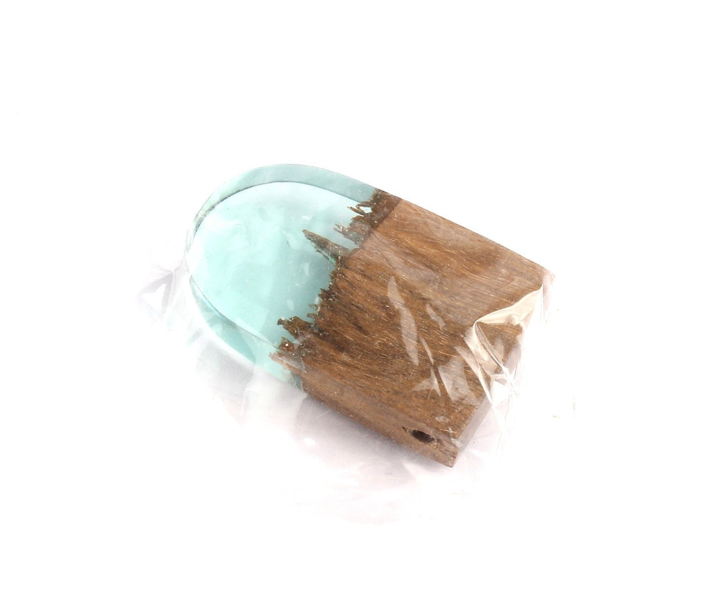 Griding Glue Oak Bark Wood Pendant - Oak Bark Griding Glue - Griding Glue Pendant - 45.9x23.1x6.81mm - BB1047B - DOMEDBAZAAR
