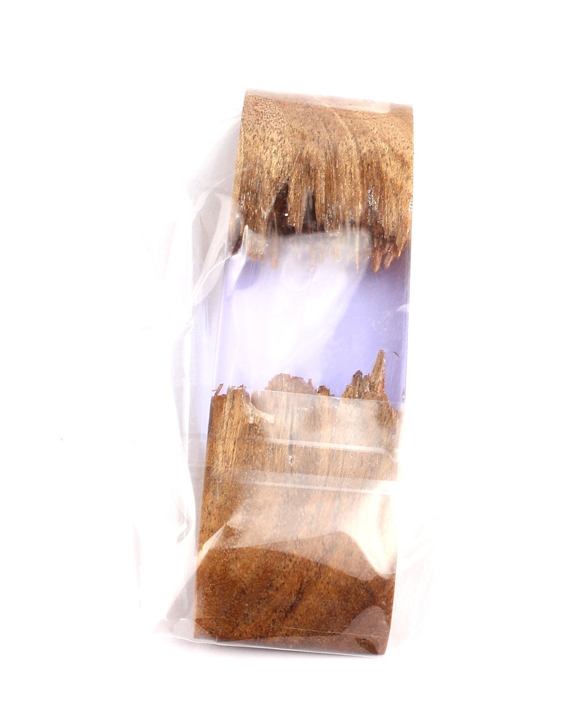 Griding Glue Oak Bark Wood Pendant - Purple Oak Bark Griding Glue - Griding Glue Pendant - 56.2x16.7x8.07mm - BB1049C - DOMEDBAZAAR