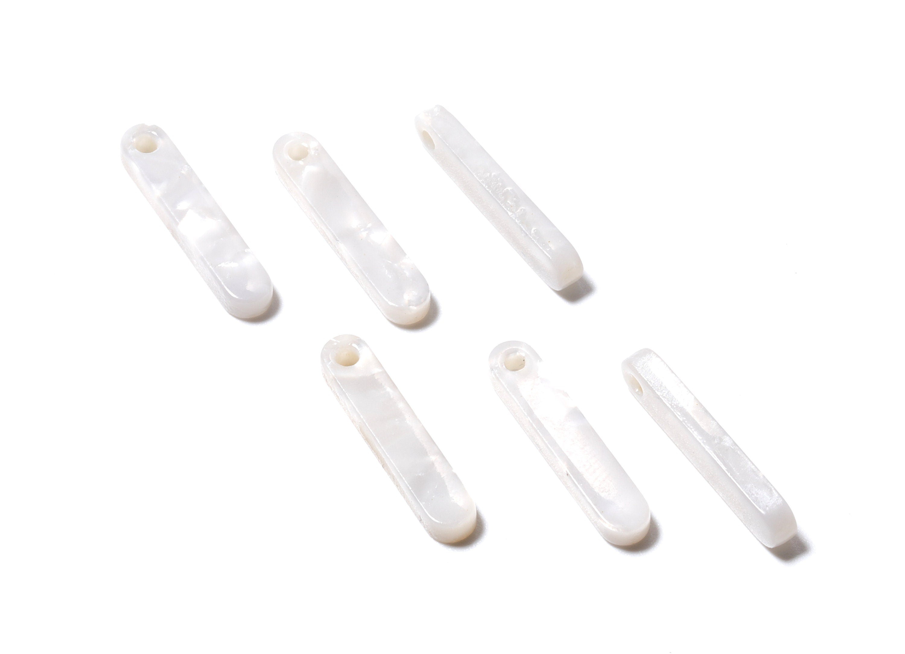 Acetate Stick Earring Charms - Acetate Stick Pendant - Earring Findings - Jewelry Supplies - Color Code: A12 - 20.6x4.27x2.6mm - AC1150A - DOMEDBAZAAR