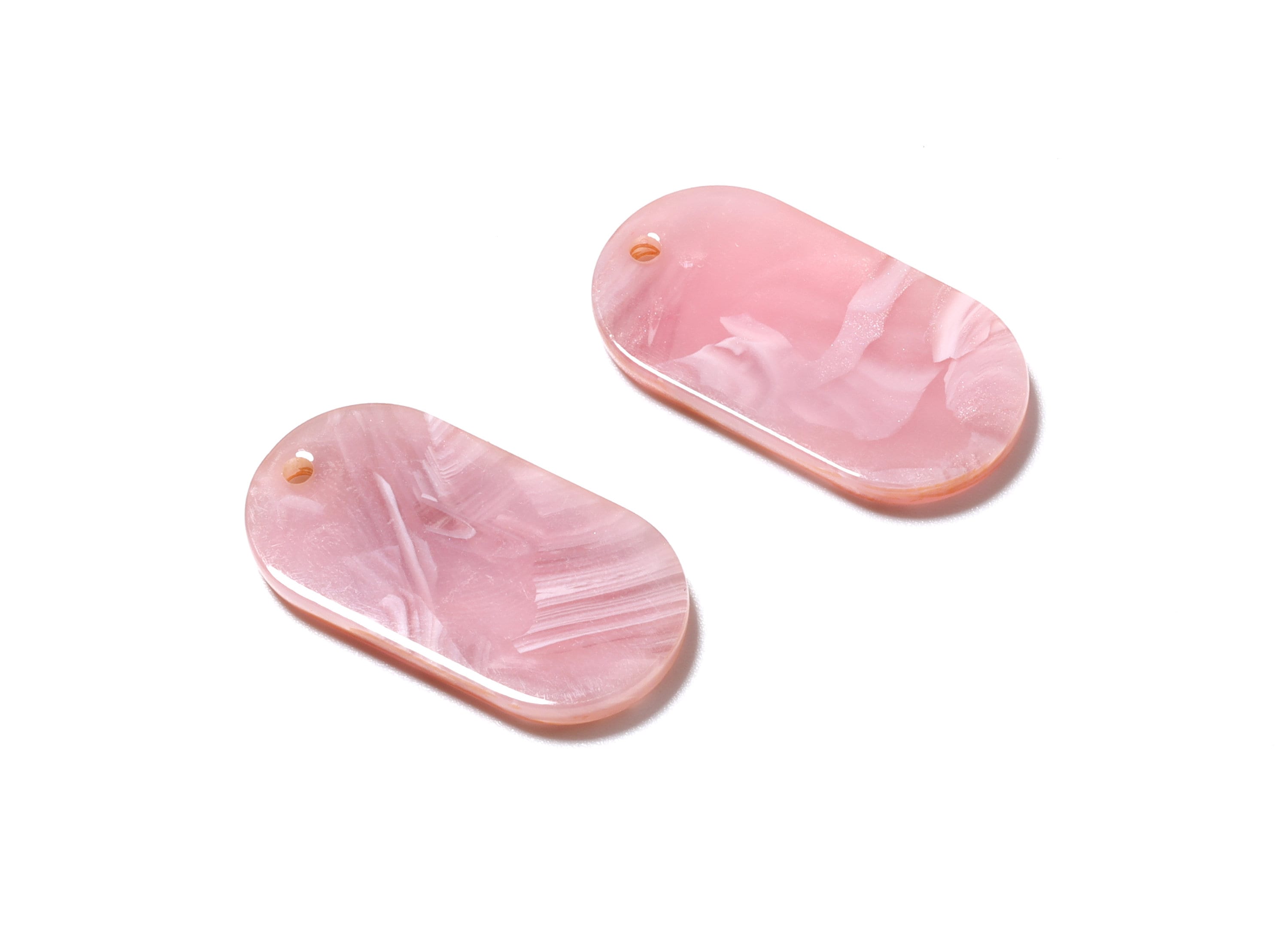 Acetate Oval Earring Charms - Oval Shaped Pendant - Earring Findings - Jewelry Supplies - Color Code: A26 - 26.65x13.9x2.63mm - AC1156F - DOMEDBAZAAR