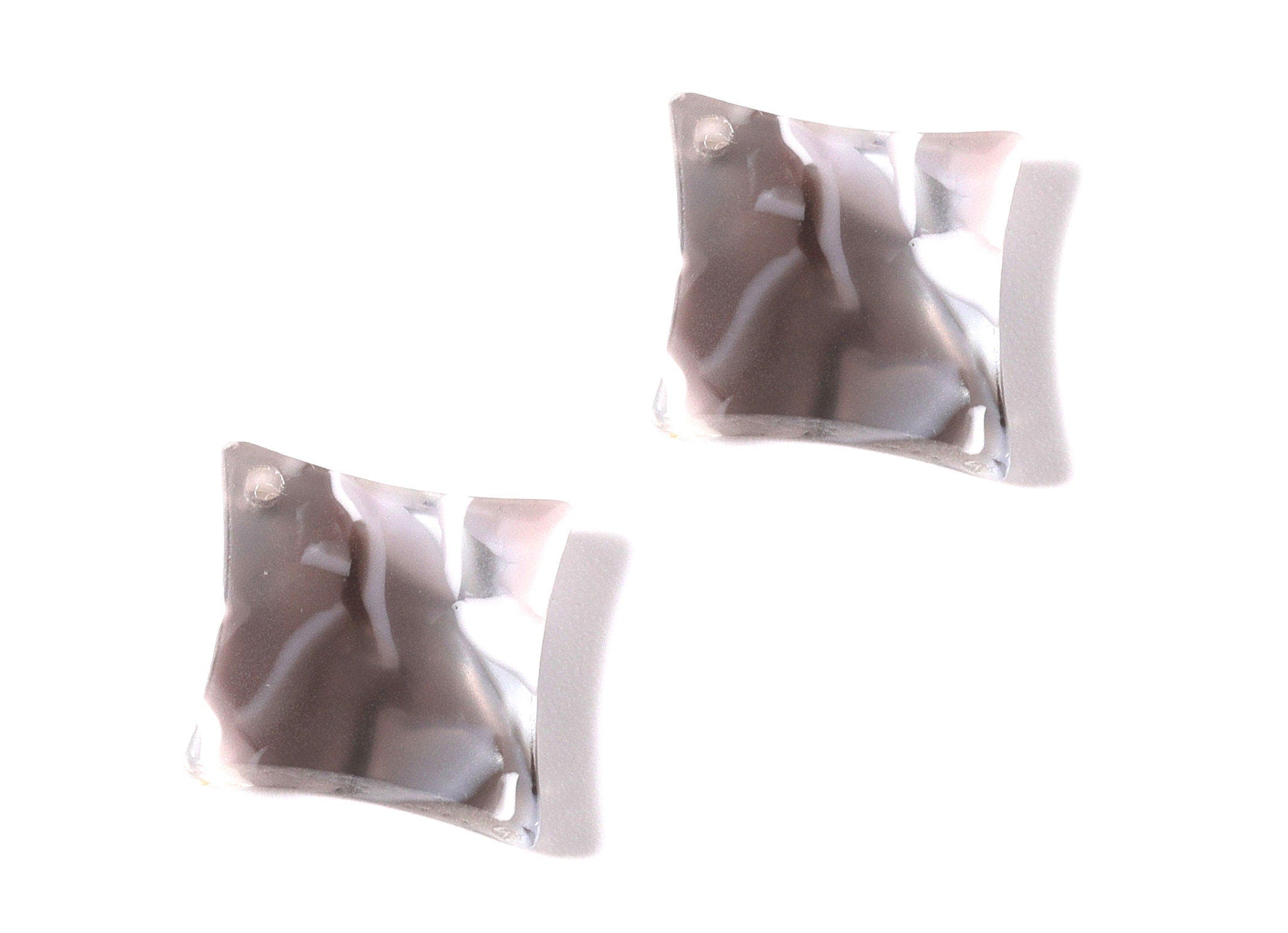 Acrylic Compass Points Earring Charms - Compass Points Pendant - Jewelry Supplies - Color Code: A20 - 17x12.57x2.68mm - AC1133A - DOMEDBAZAAR