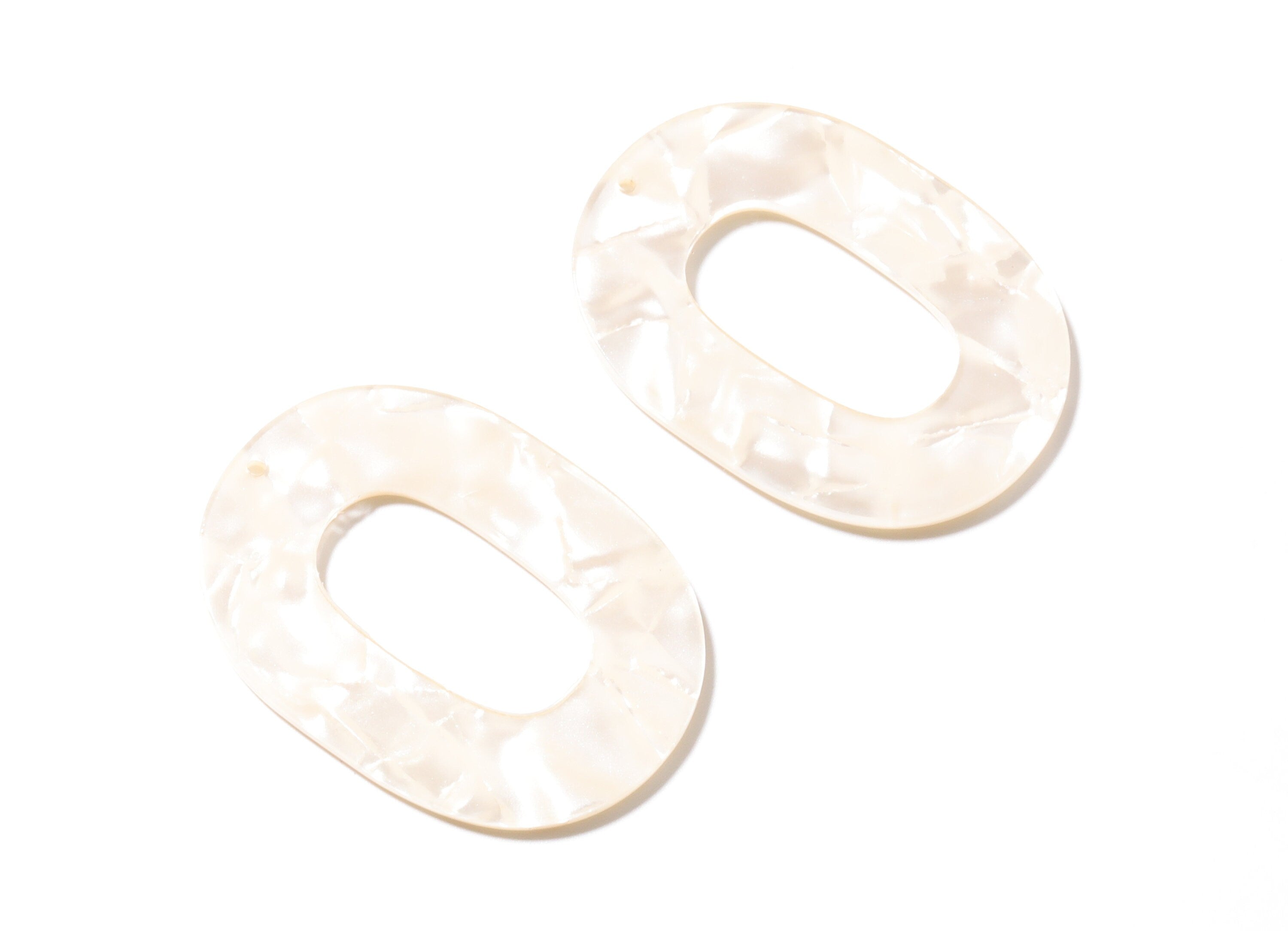 Acetate Oval Charms - Oval Earrings and Pendant - Earring Findings - Jewelry Suppliess - Color Code: A31 - 47x35x2.5mm - AC1065J - DOMEDBAZAAR