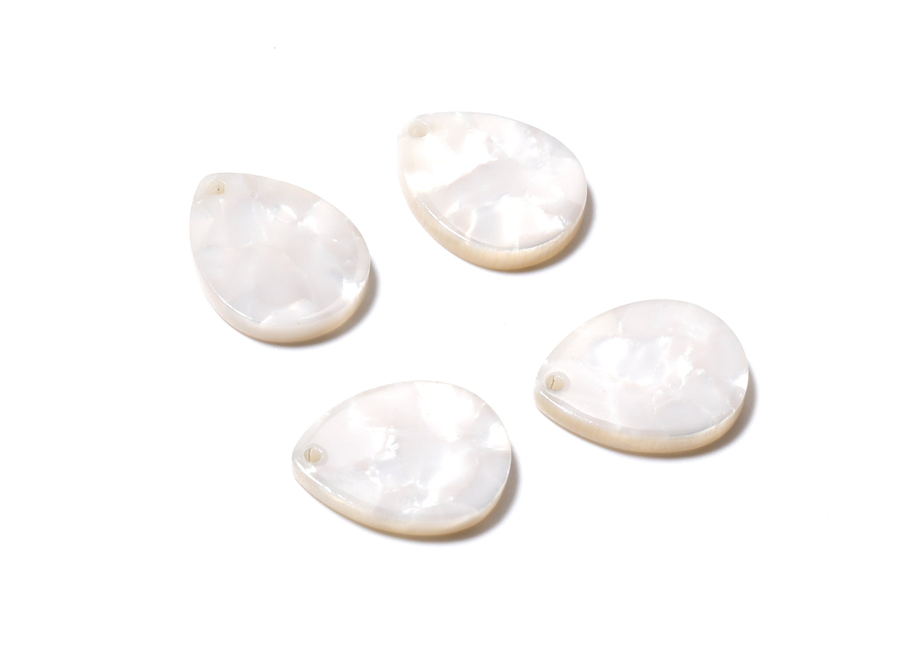 Acetate Drop Earring Charms - Water Drop Shaped Pendant - Earring Findings - Jewelry Supplies - Color Code: A12 - 17x13.3x2.53mm -AC1096C - DOMEDBAZAAR
