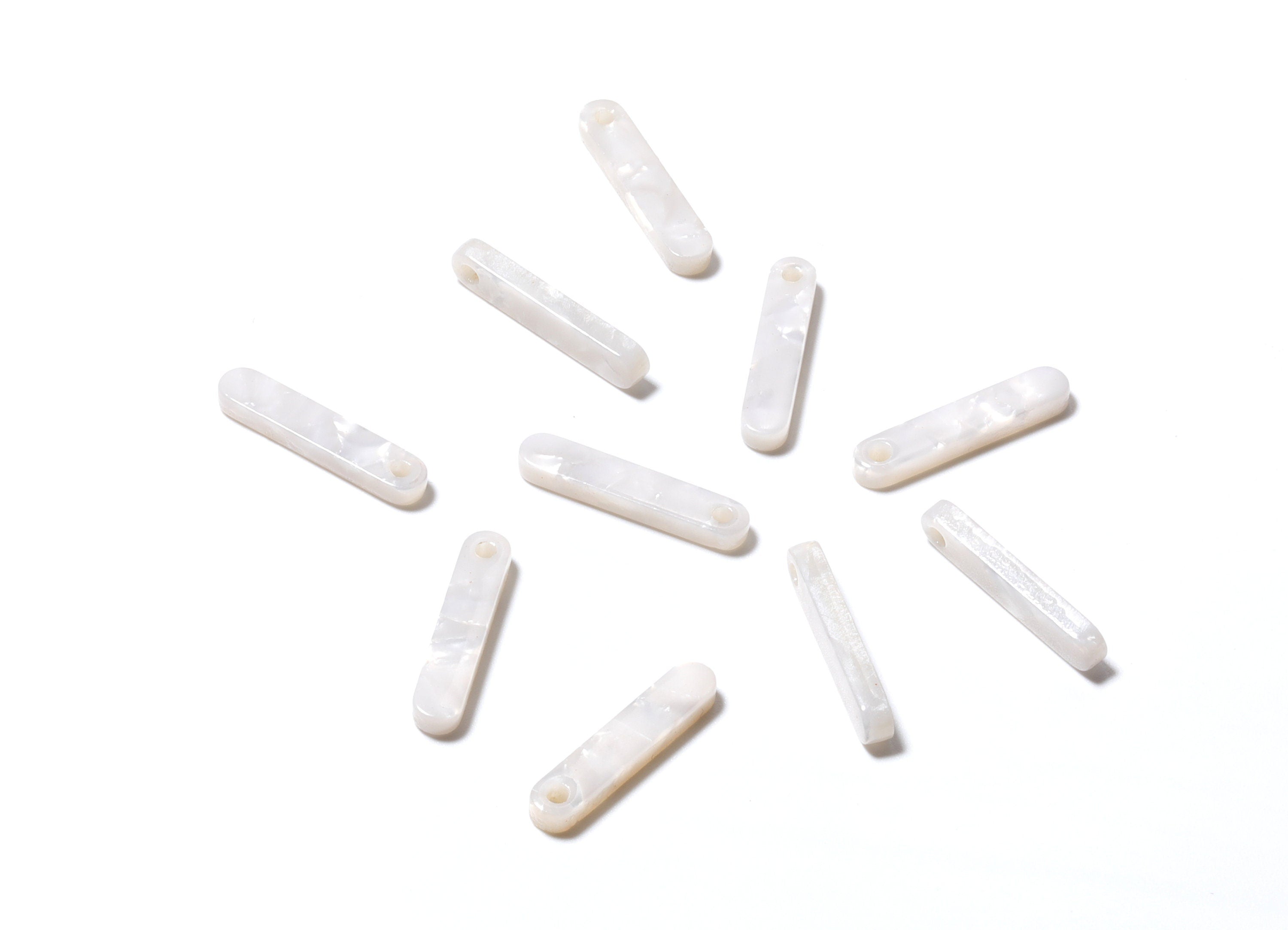 Acetate Stick Earring Charms - Acetate Stick Pendant - Earring Findings - Jewelry Supplies - Color Code: A12 - 20.6x4.27x2.6mm - AC1150A - DOMEDBAZAAR