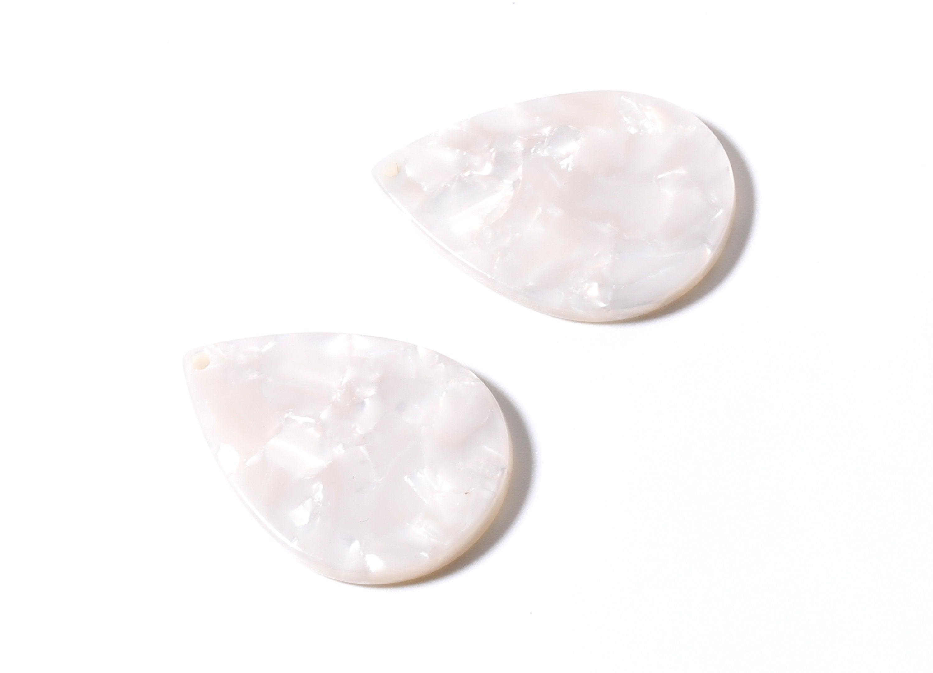 Acetate Drop Charms - Drop Pendant - Earring Findings - Jewelry Supplies - Color Code: A12 - 30.5x21x2.6mm - AC1127E - DOMEDBAZAAR