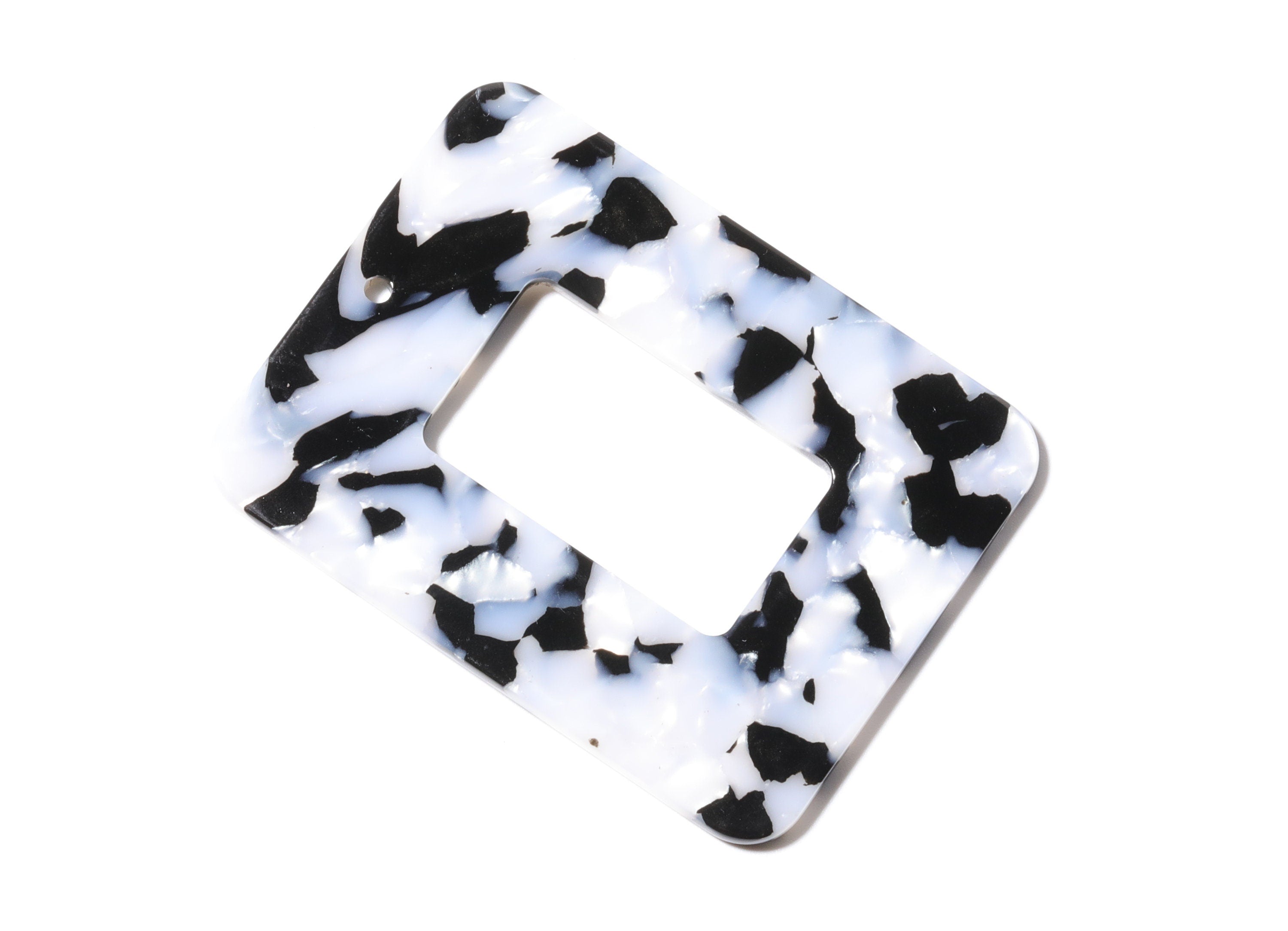 Acetate Rectangle Charms - Rectangle Earring and Pendant - Earring Findings - Jewelry Supplys - Color Code: A15 - 64.6x49.7x2.49mm - AC1106J - DOMEDBAZAAR
