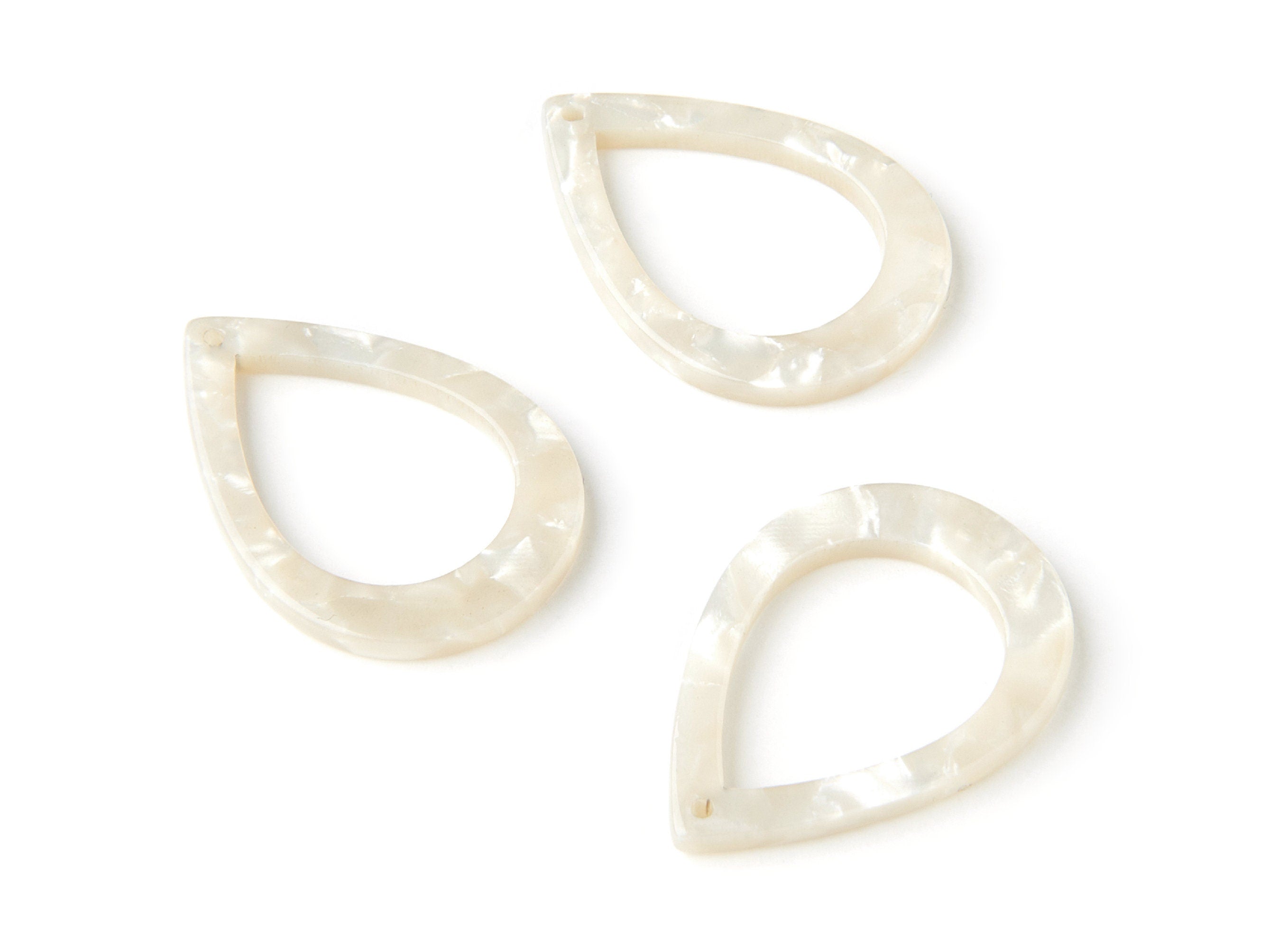Acetate Drop Charms - Drop Earrings and Pendant - Earring Findings - Jewelry Supplies - Color Code: A12 - 31x2.5mm - AC1023F - DOMEDBAZAAR