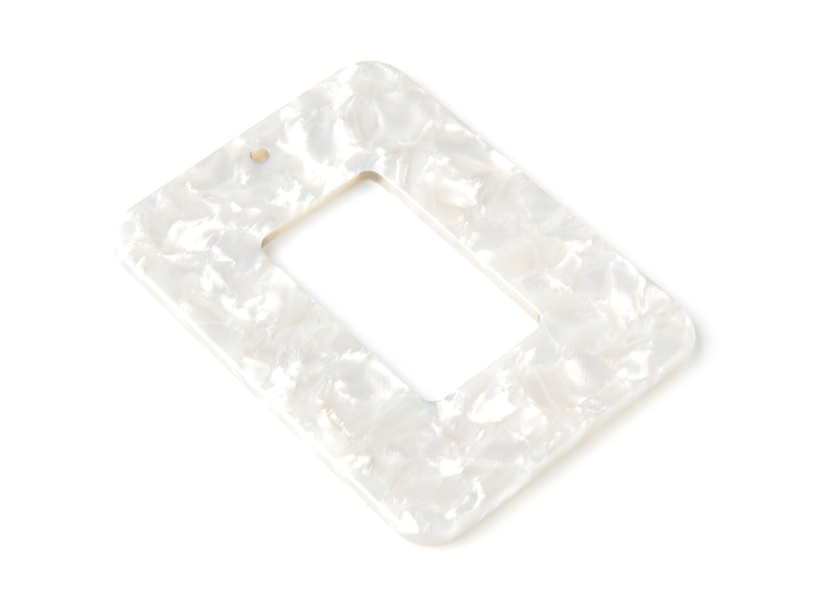 Acetate Rectangle Charms - Rectangle Earring and Pendant - Earring Findings - Jewelry Supplys - Color Code: A12 - 64.6x49.7x2.49mm - AC1106G - DOMEDBAZAAR