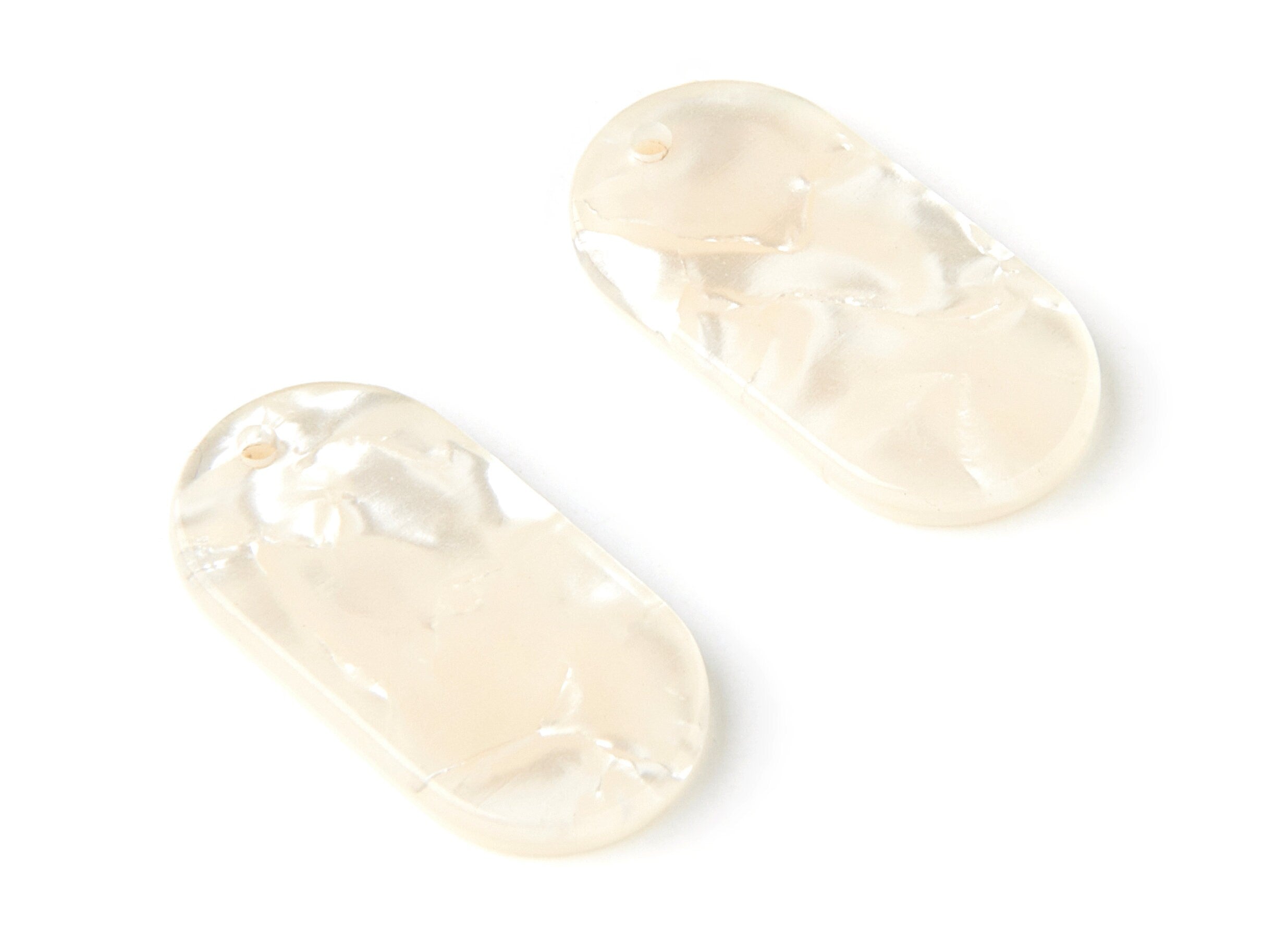 Acetate Oval Earring Charms - Oval Shaped Pendant - Earring Findings - Jewelry Supplies - Color Code: A31 - 26.65x13.9x2.63mm - AC1156B - DOMEDBAZAAR