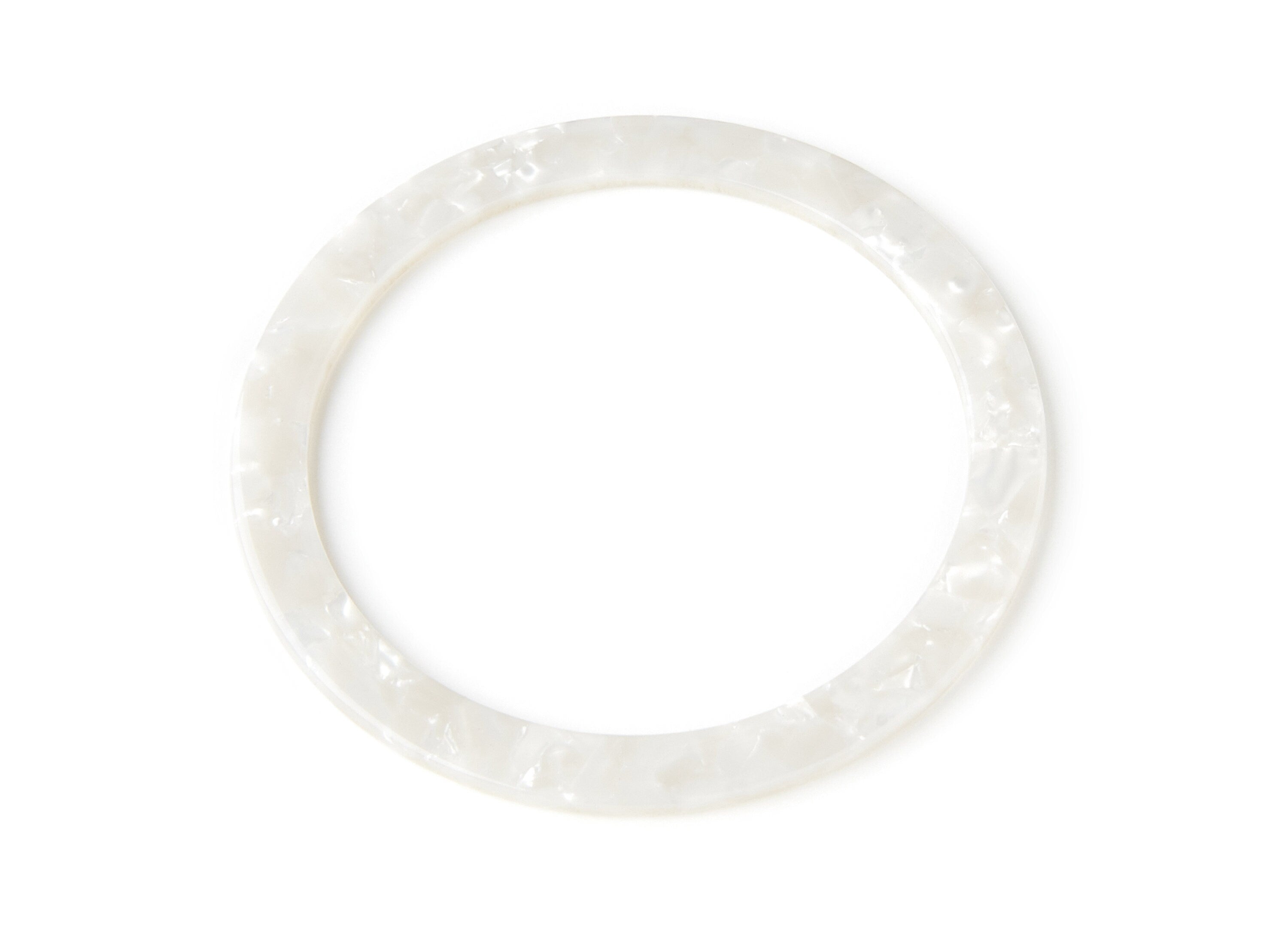 Acetate Hoop Earrings Charms - Big Circle Shaped Pendant - Earring Findings - Jewelry Supplies - Color Code: A12 - 70x70x2,76mm - AC1295E - DOMEDBAZAAR