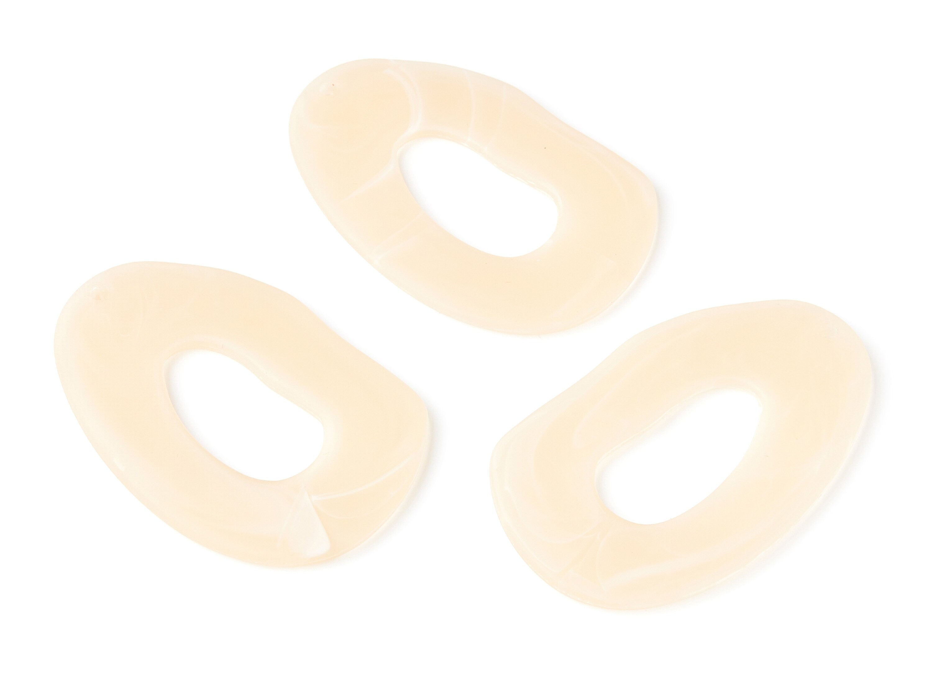 Resin Charms - Resin Earrings - Oval Shaped Earrings Charms - Earring Findings - Jewelery Making - 55.97x35.8x2.75mm - AC1297D - DOMEDBAZAAR