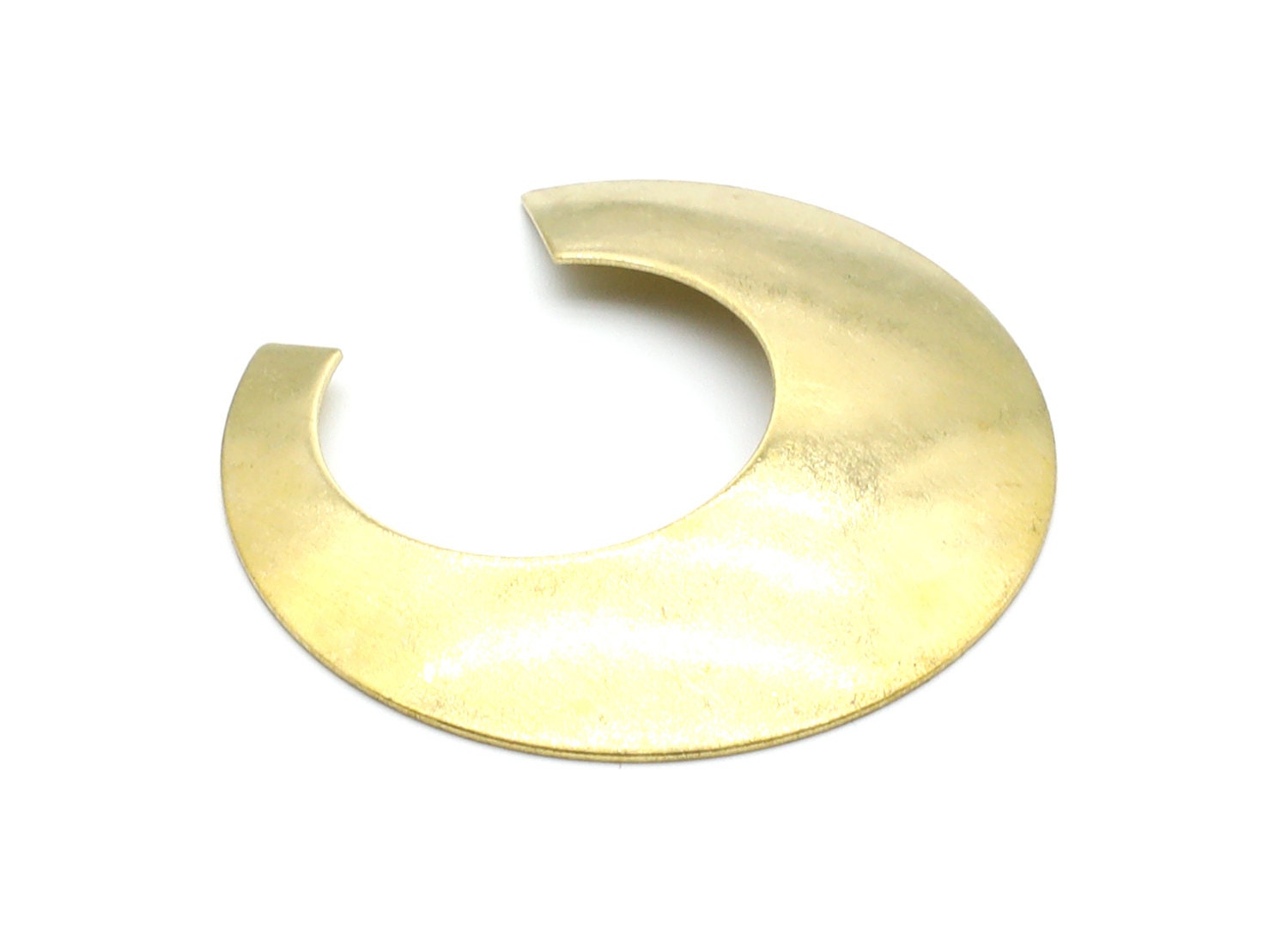 Brass Geometric Charms - Geometric Round Shaped Raw Brass - Jewelry Supplies - 41,92x39,28x0,63mm - PP1428 - DOMEDBAZAAR