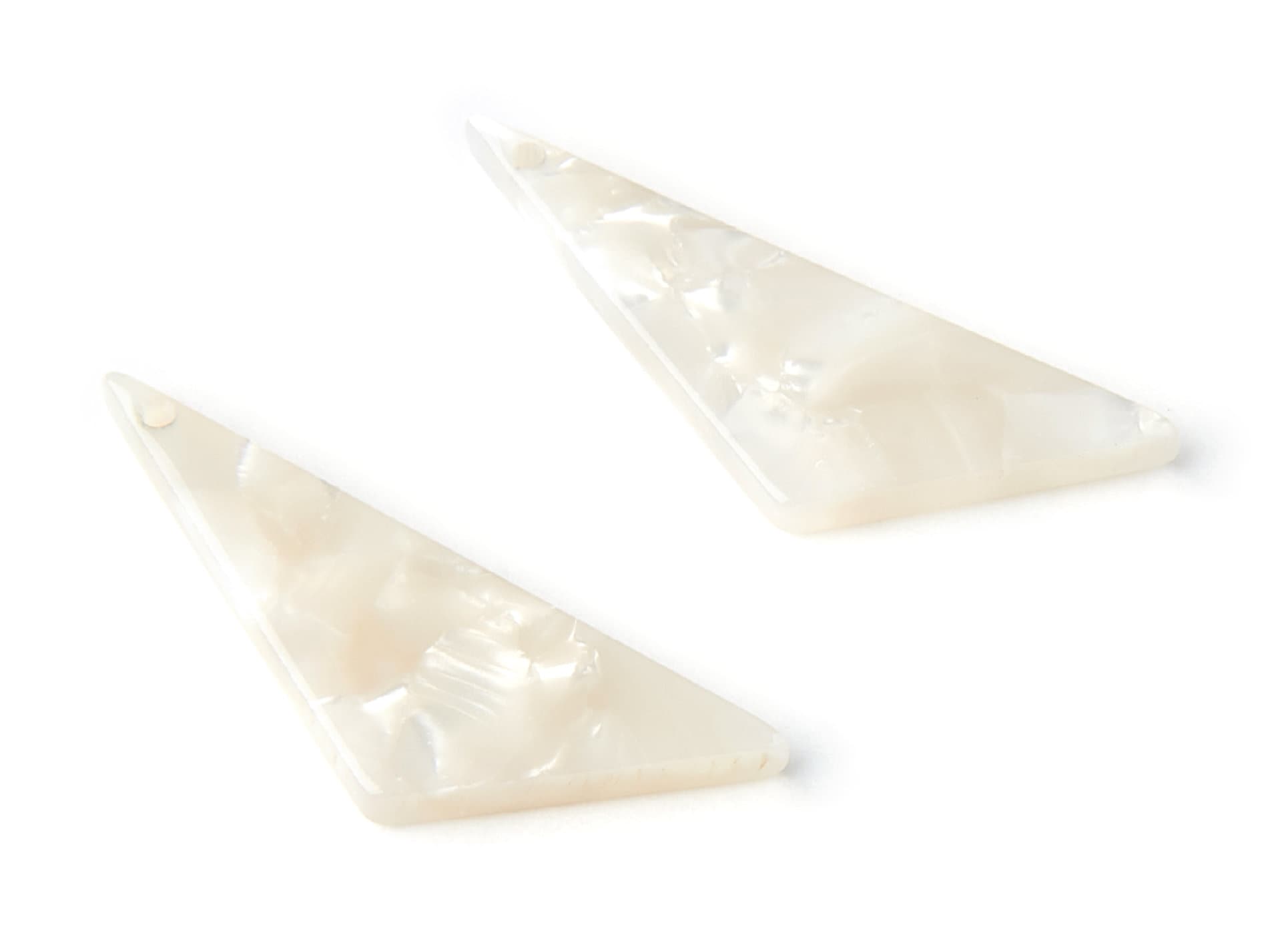 Acetate Triangle Charms - Triangle Earrings and Pendant - Earring Findings - Jewelry Supplies - Color Code: A30 - 31x11mm - AC1027E - DOMEDBAZAAR