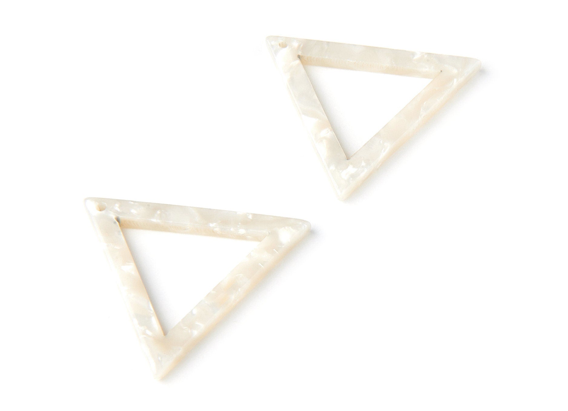 Acetate Triangle Charms - Triangle Earrings and Pendant - Earring Findings - Jewelry Supplies - Color Code: A30 - 30x34x2.55mm - AC1035D - DOMEDBAZAAR