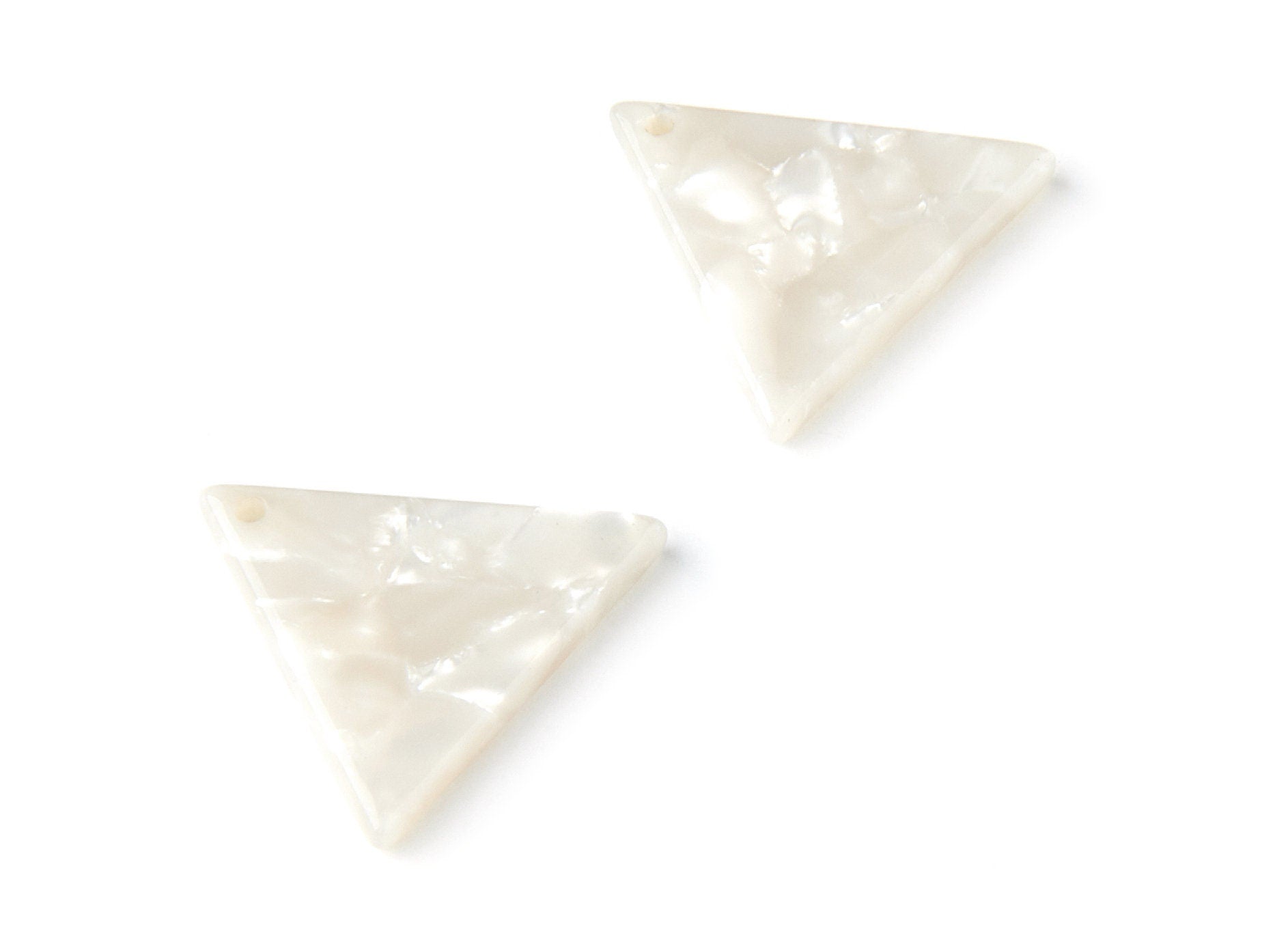 Acetate Triangle Charms - Triangle Earrings and Pendant - Earring Findings - Jewelry Supplies - 19x22x2.5mm - AC1042A - DOMEDBAZAAR