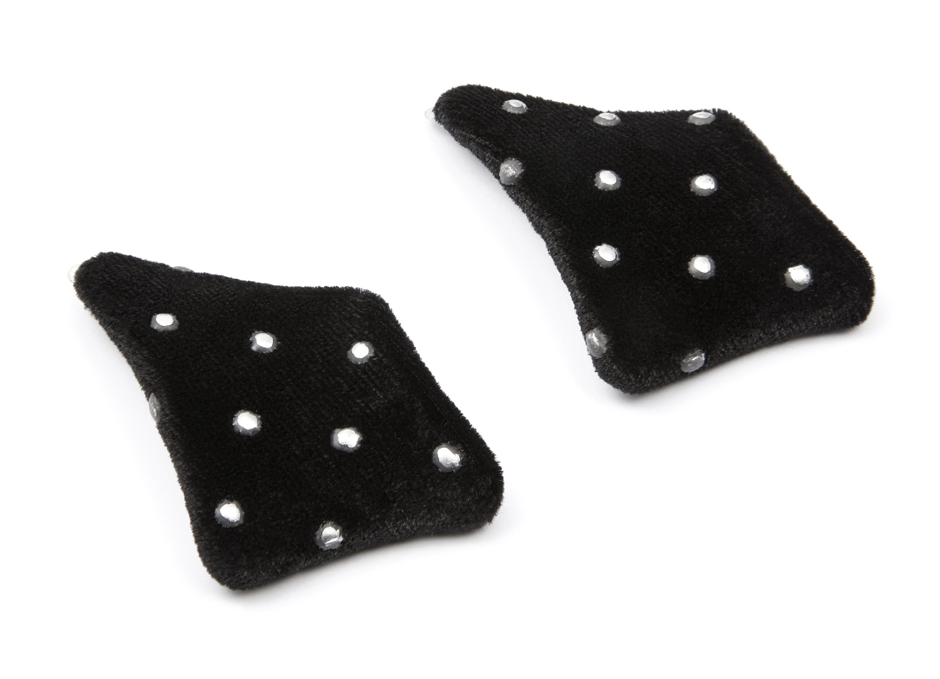 Pom Pom Earring Charms - Fur Geometric Pendant - Fabric Aluminum Alloy - Earring Findings - Jewelry Accessories - 17.3x15x14.8mm - TT1015A - DOMEDBAZAAR