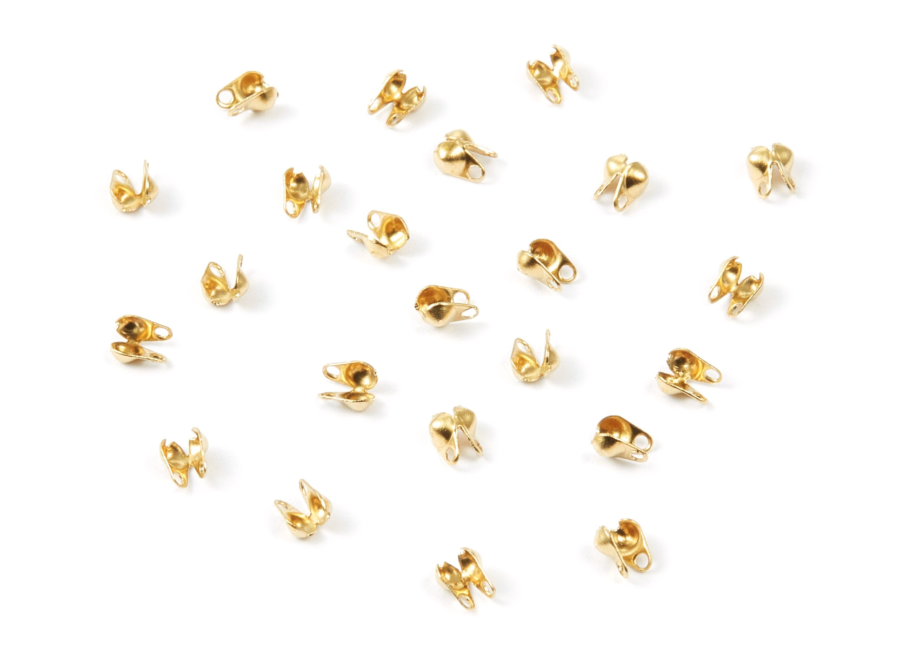 2.0 Ball Chain Clasp - 2.0 Raw Brass Chain Clasp - Raw Brass Connector Clasp - Jewelry Supplies - 4.35x2.7mm - PP1680 - DOMEDBAZAAR