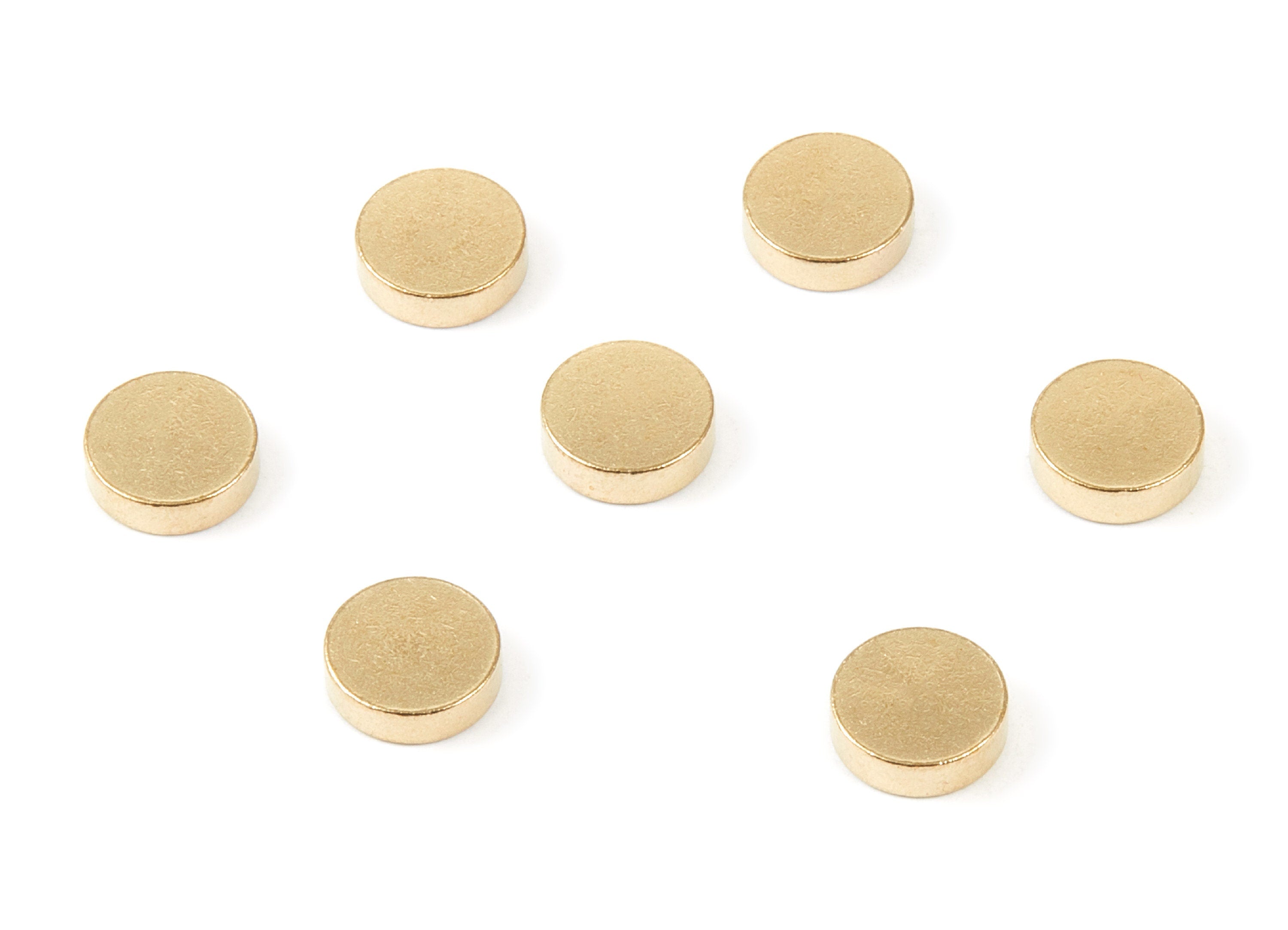 Brass Circle Blank - 10X3 - Raw Brass Round Blanks - Jewelry Supplies - 9.96x9.96x2.94mm - PP1483 - DOMEDBAZAAR