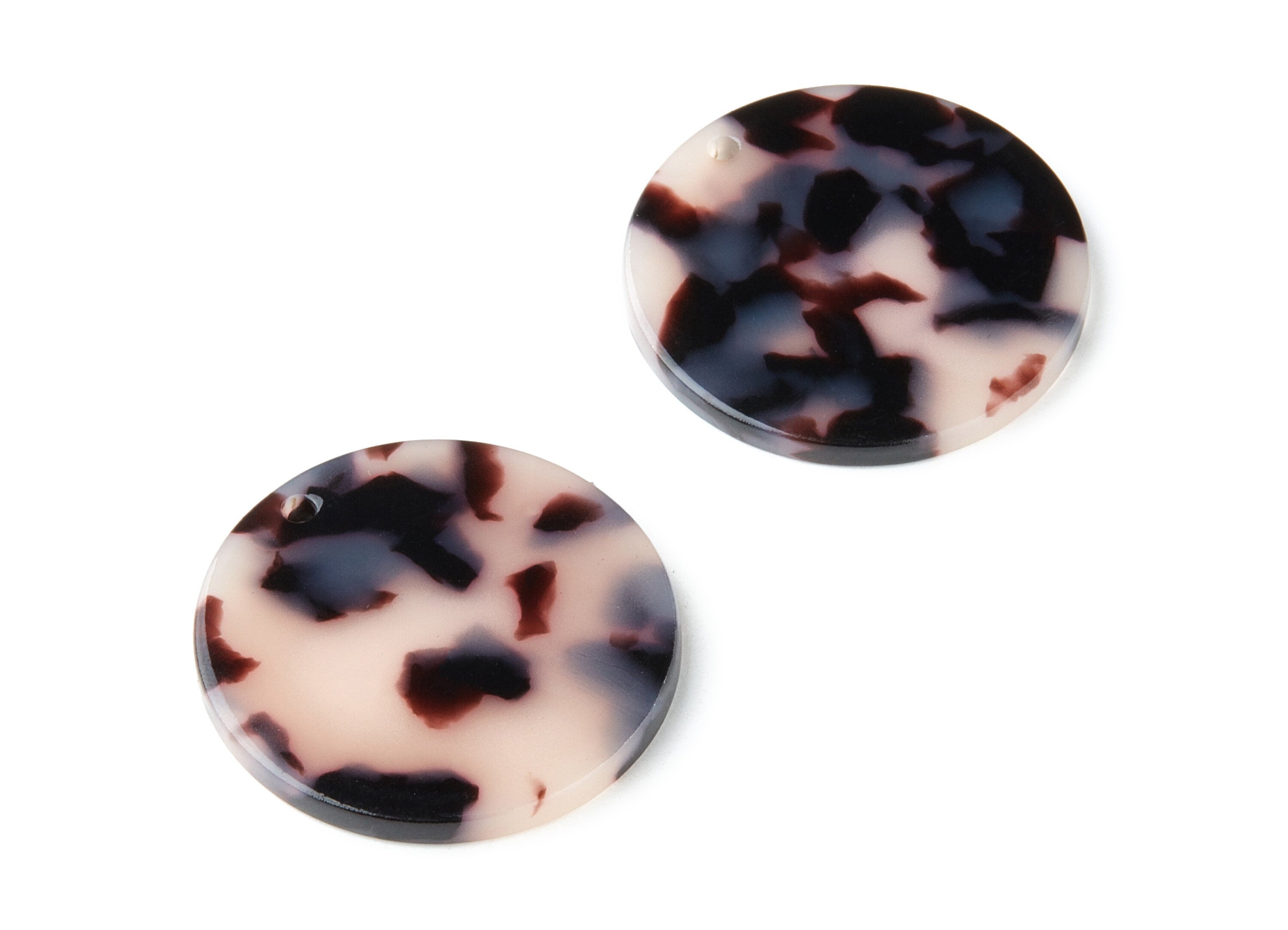 Acetate Acrylic Earring Charms - Blonde Acetate Pendant With 1 Hole - Color Code: A06 - Earring Findings - 30.7x30.7x2.62mm - AC1315B - DOMEDBAZAAR