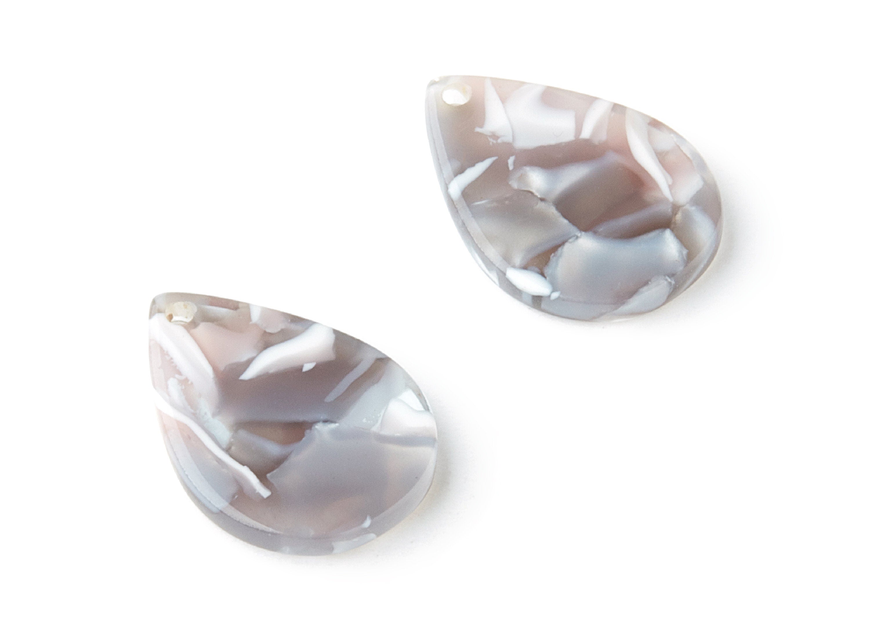 Acetate Drop Charms - Drop Earrings and Pendant - Earring Findings - Jewelry Supplies - Color Code: A20 - 21.2x14.7x2.53mm - AC1024H - DOMEDBAZAAR