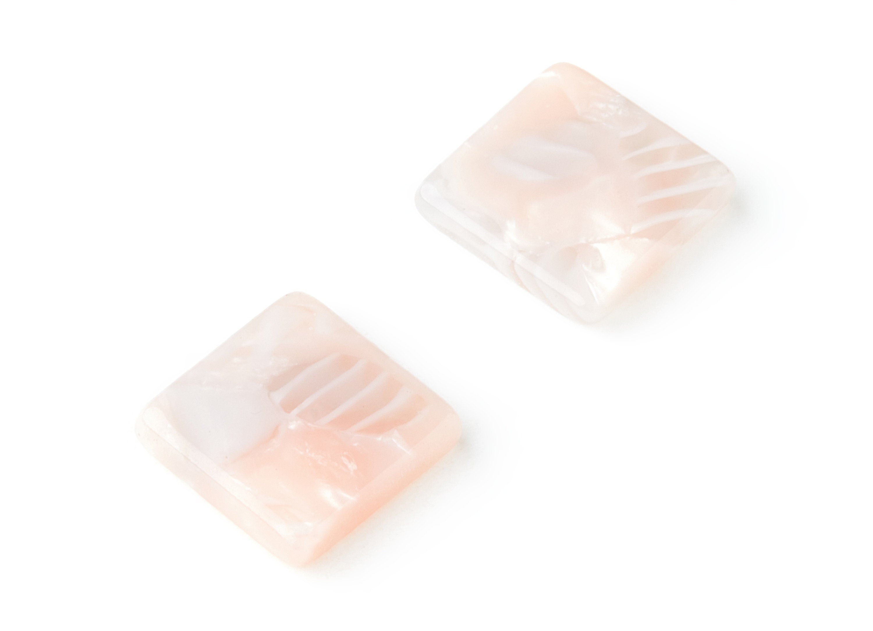 Acetate Square Earring Charms - Square Pendant - Earring Findings - Jewelry Supplies - Color Code: A84 - 11.74x11.74x2.45mm - AC1420H - DOMEDBAZAAR