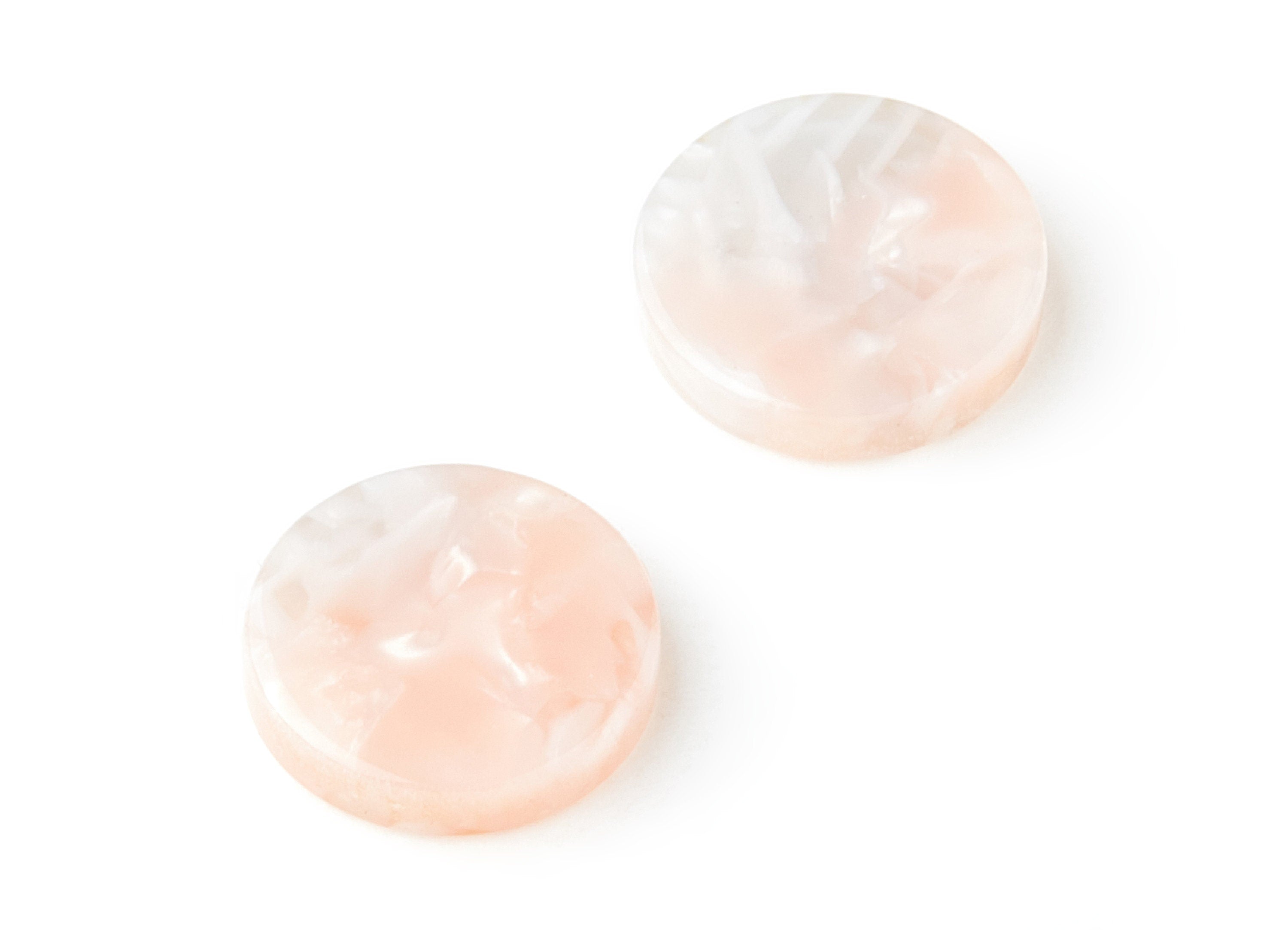 Acetate Round Earring Charms - Acrylic Circle Pendant - Earring Findings - Jewelry Supplies - Color Code:A84 - 11.75x11.75x2.58mm - AC1419C - DOMEDBAZAAR