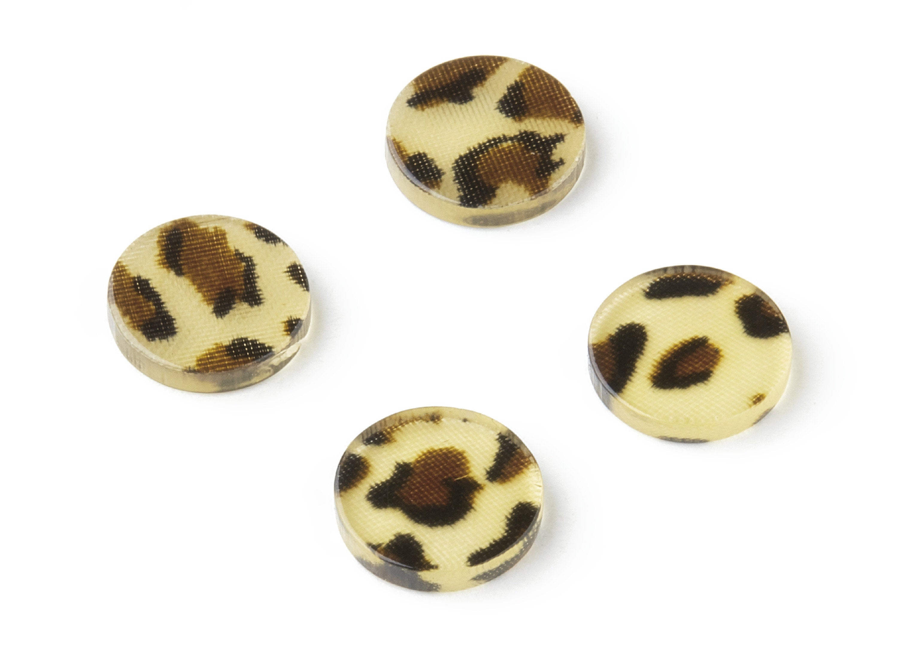 Acetate Circle Earring Charms - Circle Pendant - Earring Findings - Jewelry Supplies - Color Code: A128 - 11.75x11.75x2.58mm - AC1419B - DOMEDBAZAAR