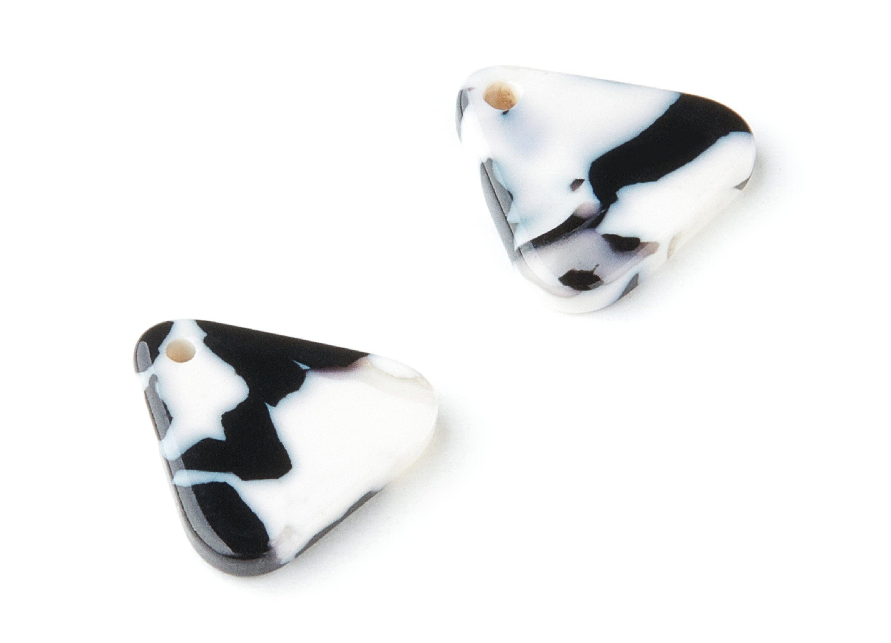 Acetate Triangle Earring Charms - Triangle Pendant - Earring Findings - Jewelry Supplies - Color Code: A17 - 16.28x16.14x2.66mm - AC1318A - DOMEDBAZAAR