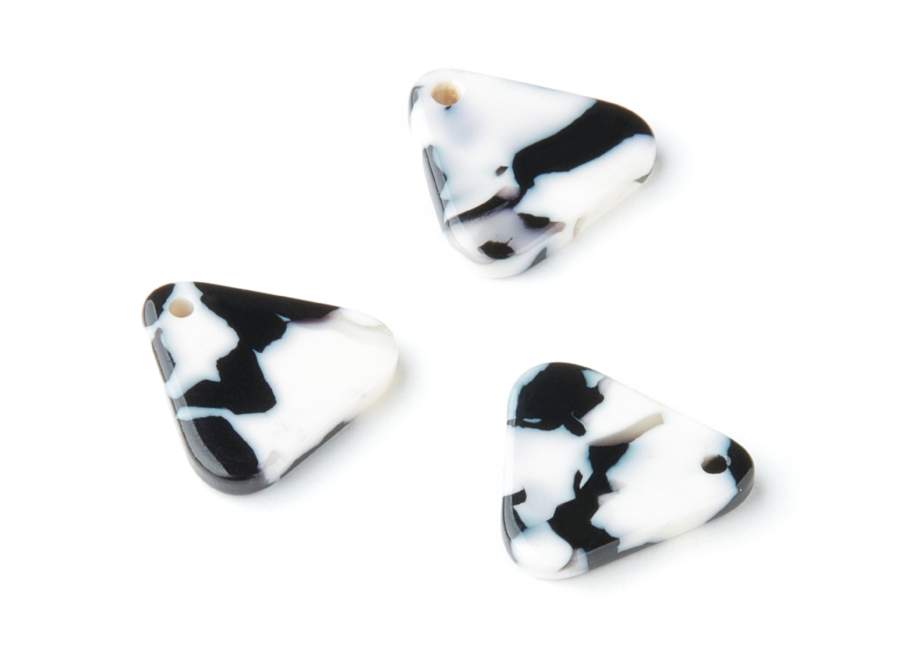 Acetate Triangle Earring Charms - Triangle Pendant - Earring Findings - Jewelry Supplies - Color Code: A17 - 16.28x16.14x2.66mm - AC1318A - DOMEDBAZAAR