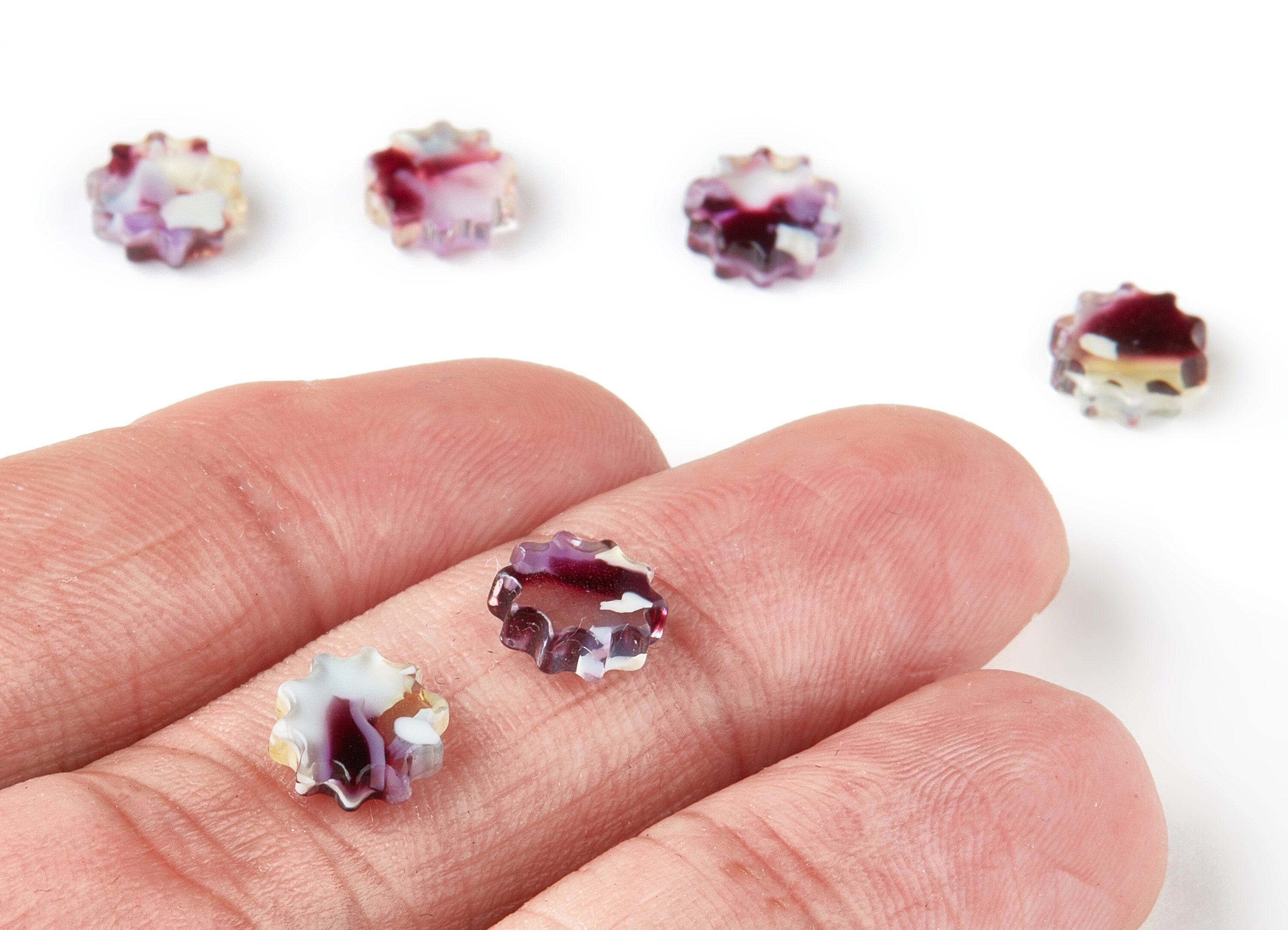 Acetate Sun Charms - Sun Earring and Pendant - Earring Findings - Jewelry Supplys - Color Code: A211 - 8.38x8.38x2.75mm - AC1505-A211 - DOMEDBAZAAR