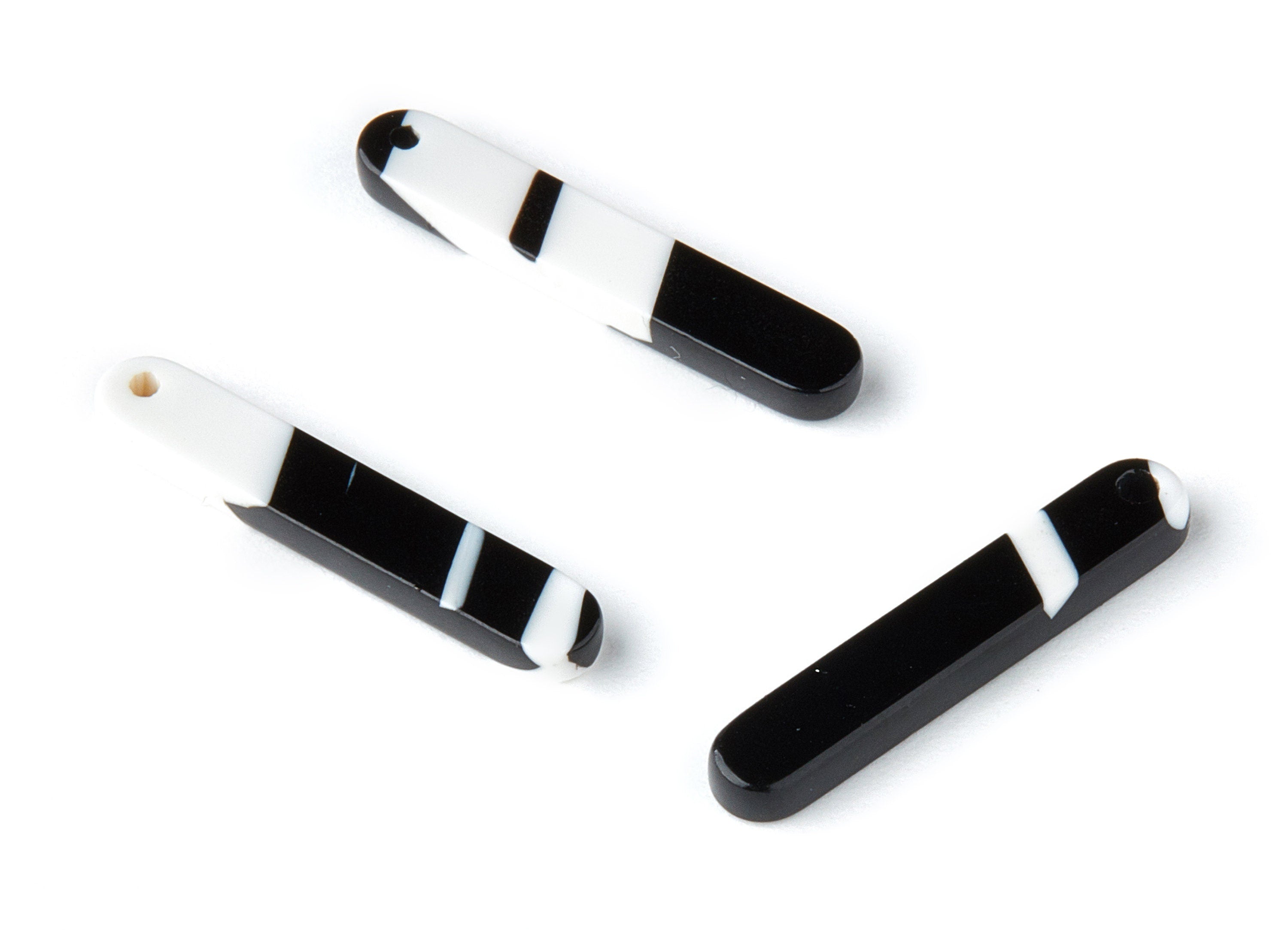 Acetate Stick Charms - Stick Earrings and Pendant - Earring Findings - Jewelry Supplys - Color Code: A187 - 25.54x4.51x2.52mm - AC1511-A187 - DOMEDBAZAAR