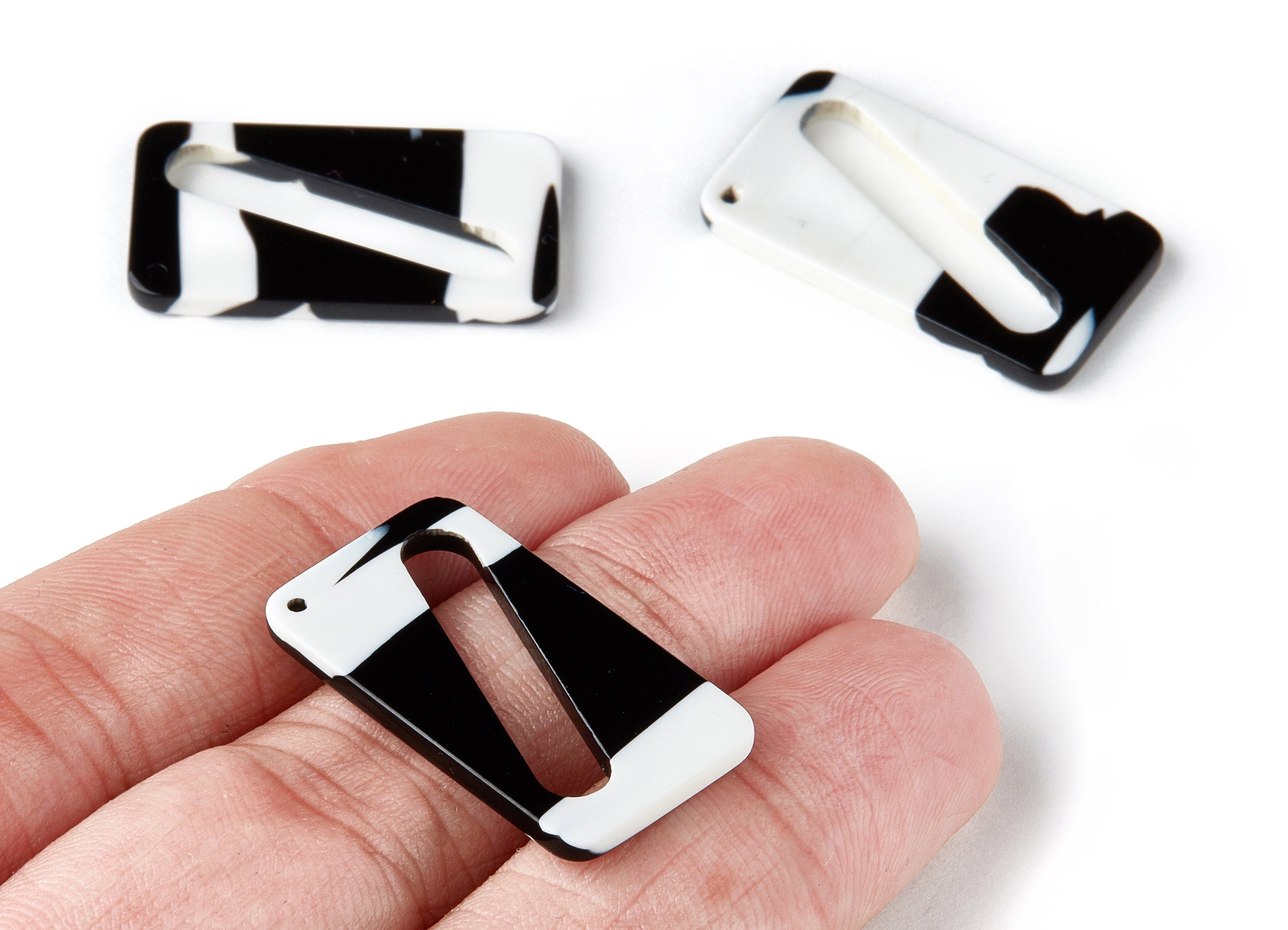 Acetate Rectangular Charms - Rectangular Earrings and Pendant - Earring Findings - Color Code: A187 - 29.8x16.82x3mm - AC1510-A187 - DOMEDBAZAAR