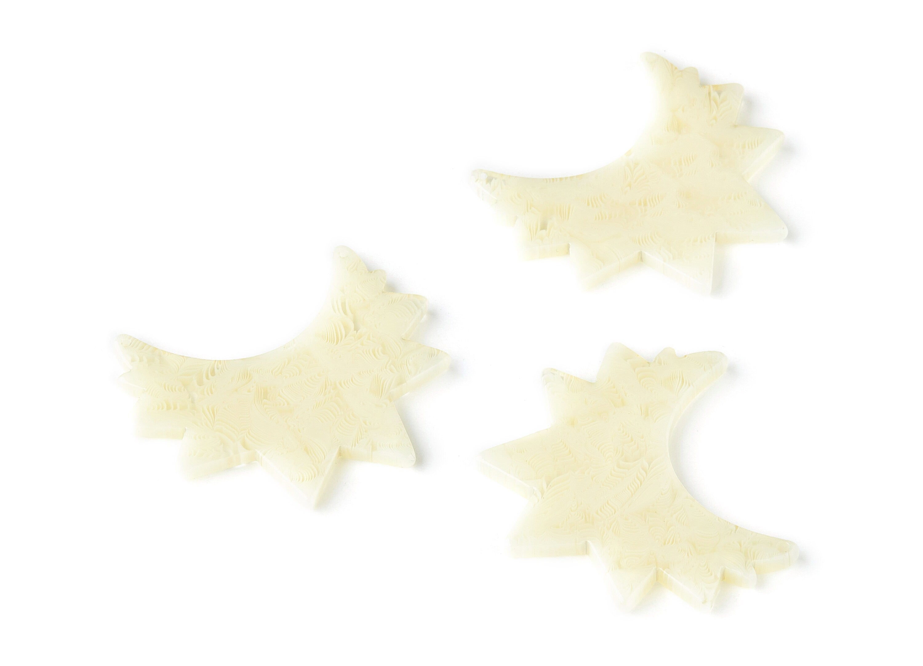 Acetate Sunrise Earring Charms - Sunrise Pendant - Earring Findings - Jewelry Supplies - Color Code:A191 - 40.33x23.07x2.63mm - AC1481-A191 - DOMEDBAZAAR