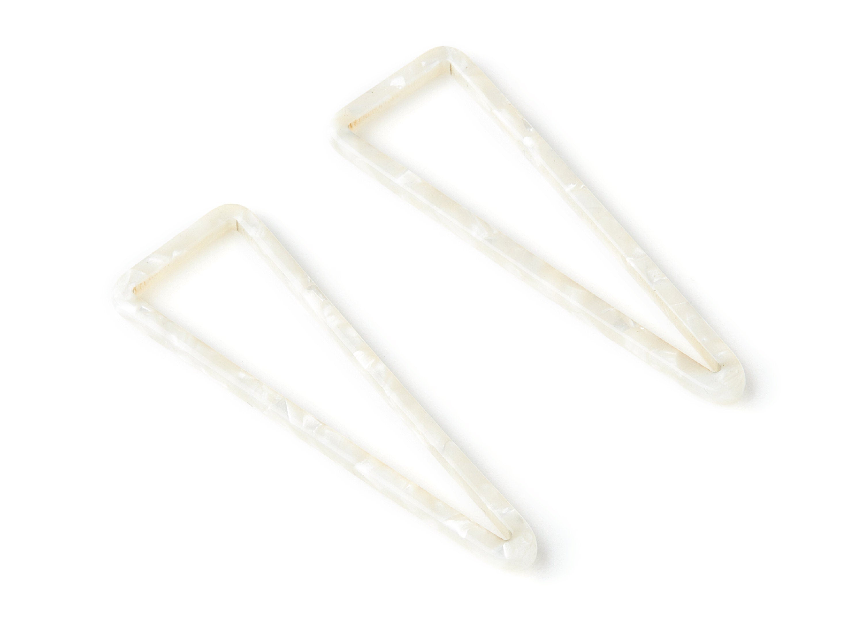 Acetate Triangle Earring Charms - Triangle Pendant - Earring Findings - Jewelry Supplies - Color Code: A33 - 55.5x18.65x2.6mm - AC1358O - DOMEDBAZAAR