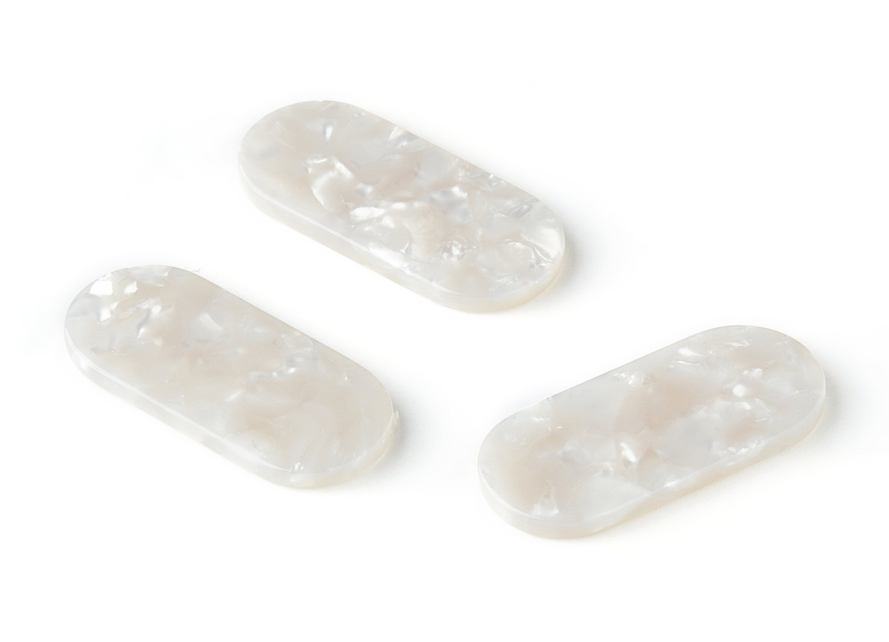 Acetate Oval Earring Charms - Oval Shaped Pendant - Earring Findings - Jewelry Supplies - Color Code: A12 - 30.65x13.76x2.66mm - AC1134JJ - DOMEDBAZAAR