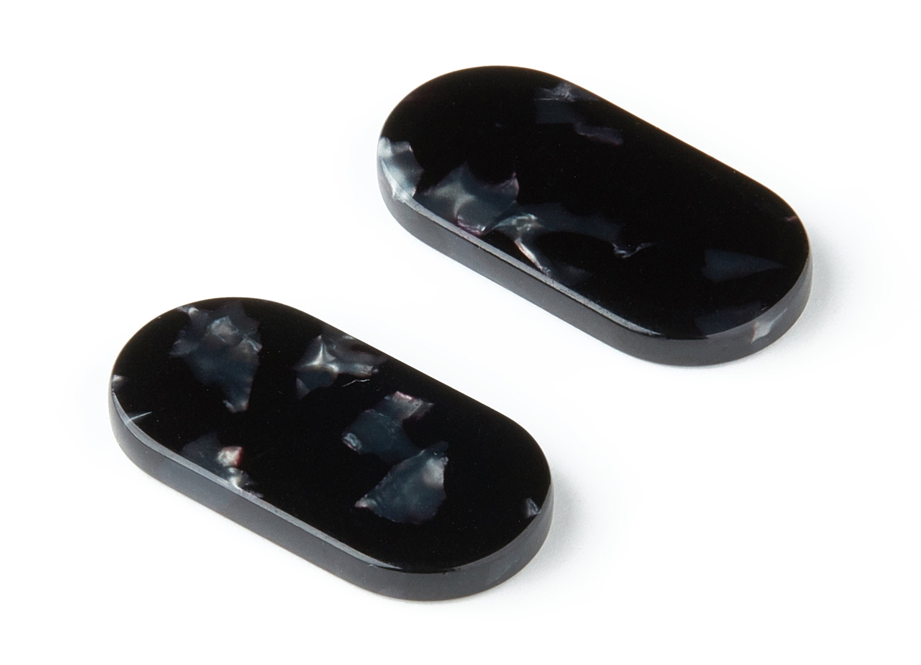 Acetate Oval Charms - Oval Earrings and Pendant - Earring Findings - Jewelry Supplys - Color CodeA48 - 26.63x13.9x2.7mm - AC1156JJ - DOMEDBAZAAR