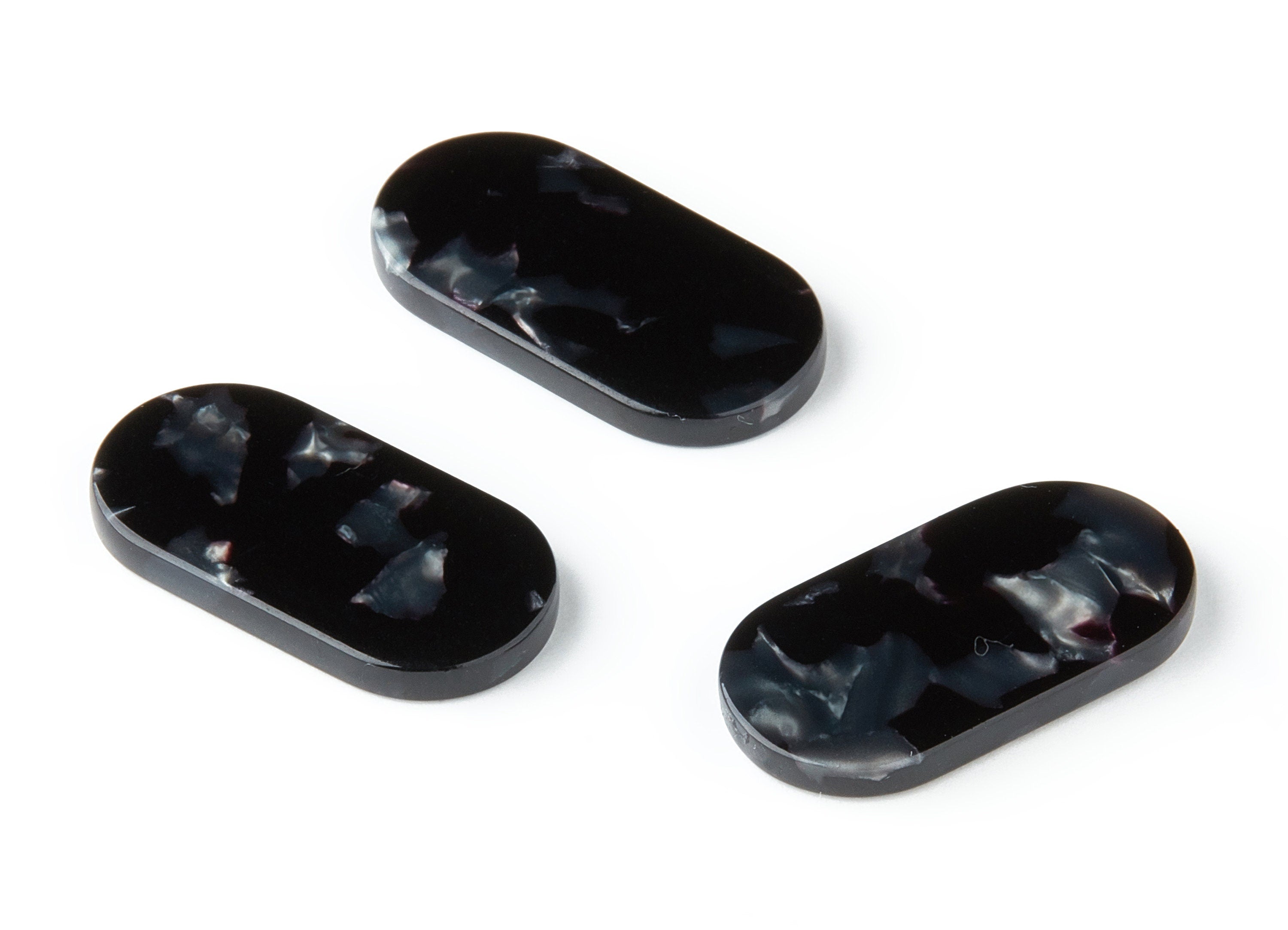 Acetate Oval Charms - Oval Earrings and Pendant - Earring Findings - Jewelry Supplys - Color CodeA48 - 26.63x13.9x2.7mm - AC1156JJ - DOMEDBAZAAR