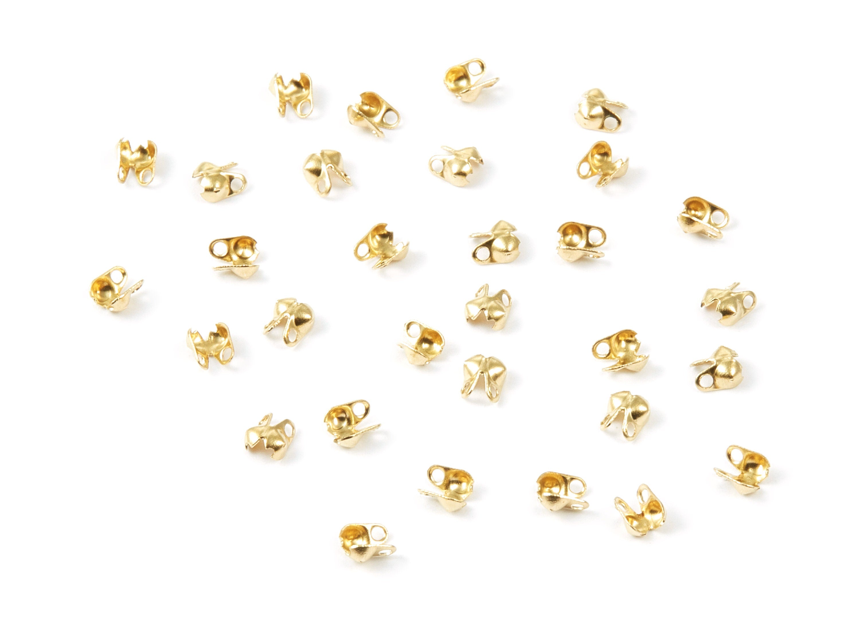 1.5 Ball Chain Clasp - 1.5 Raw Brass Chain Clasp - Raw Brass Connector Clasp - Jewelry Supplies - 4x2.5mm - PP1675 - DOMEDBAZAAR